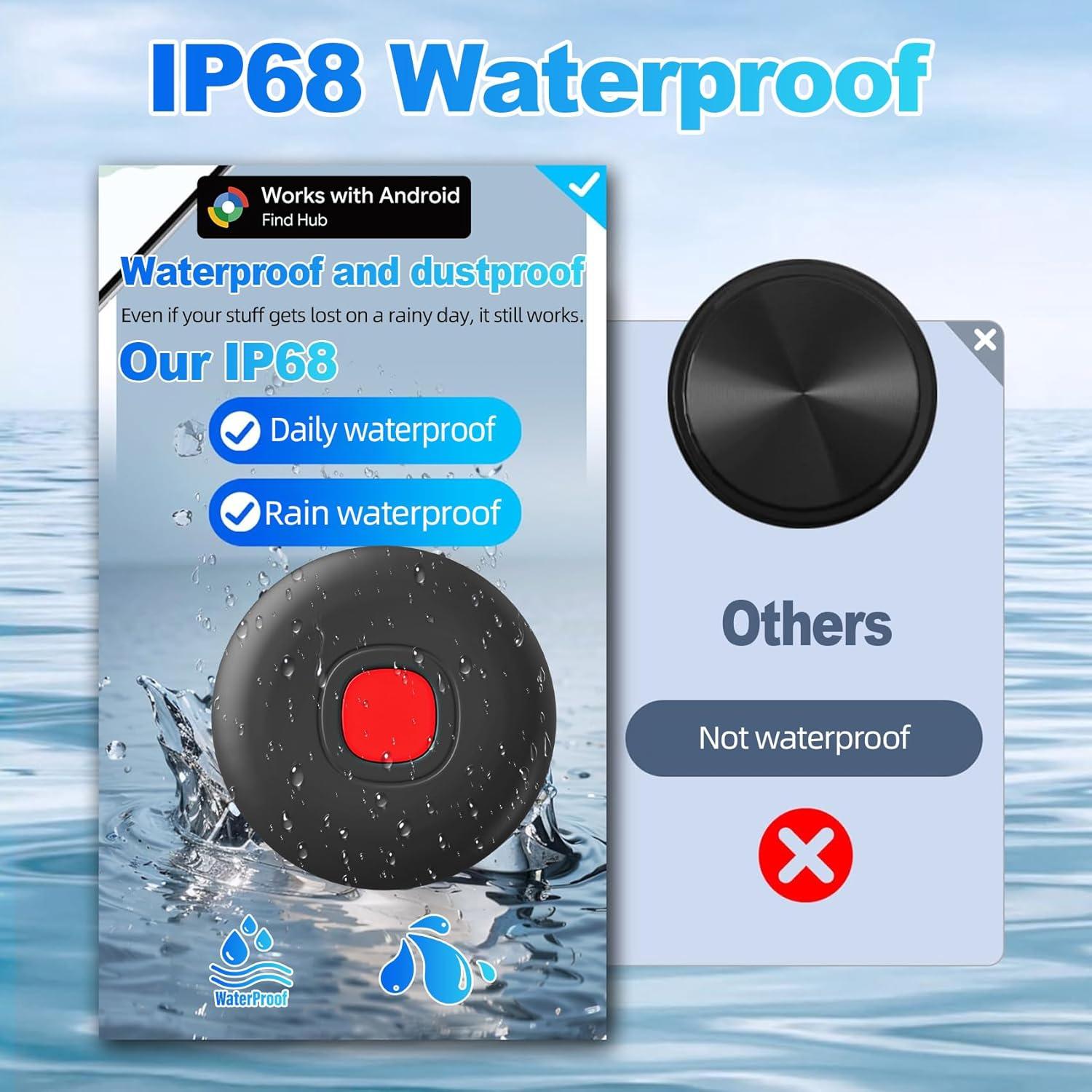 Etiquetas de Rastreo Bluetooth LocGuaxrd - 4 Pack para Android