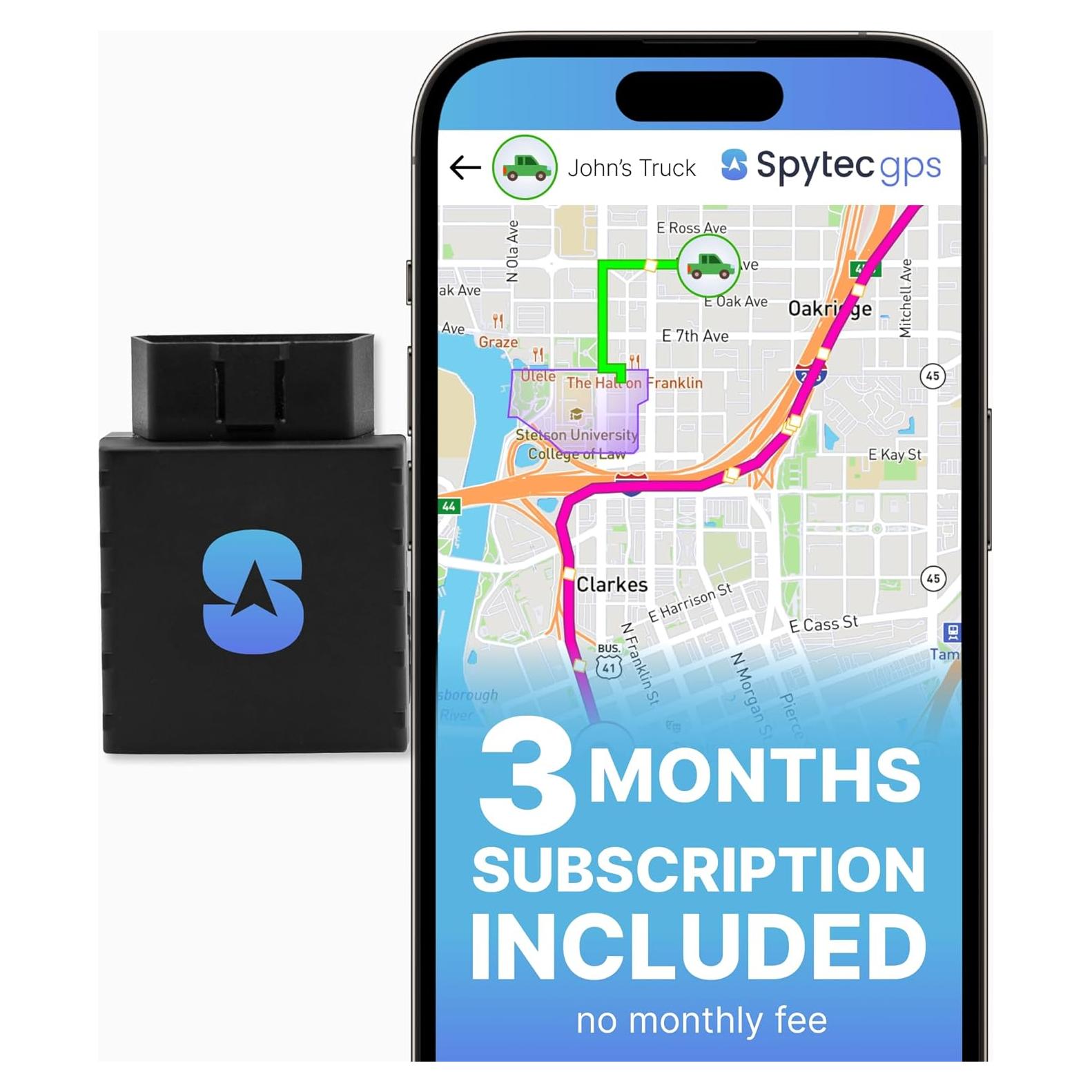 Rastreador GPS OBD Spy Tec Plug-In con 3 Meses de Suscripción
