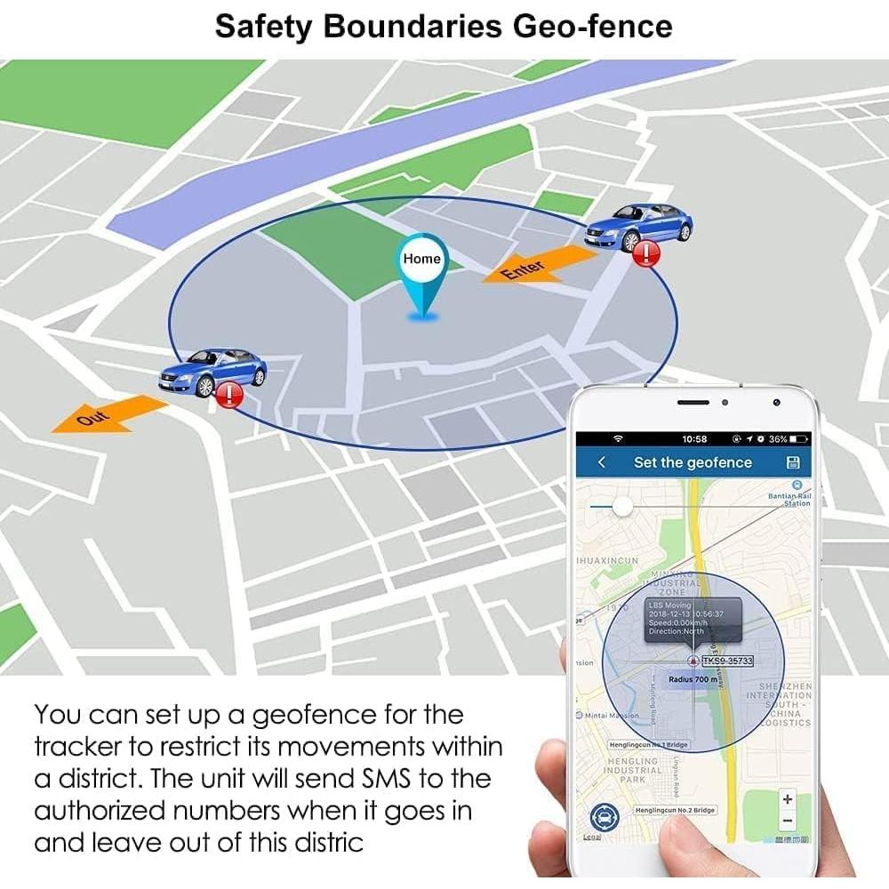 Rastreador GPS 4G Winnes TK905B Magnético Batería 10000mAh