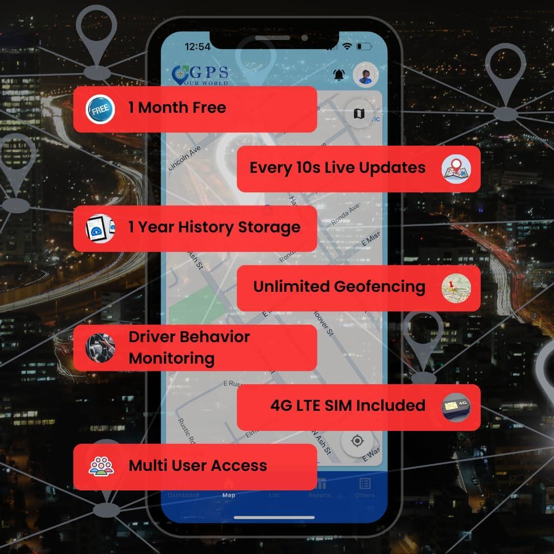 Rastreador GPS OBD2 4G LTE GPSCOTECH - Seguimiento en Vivo