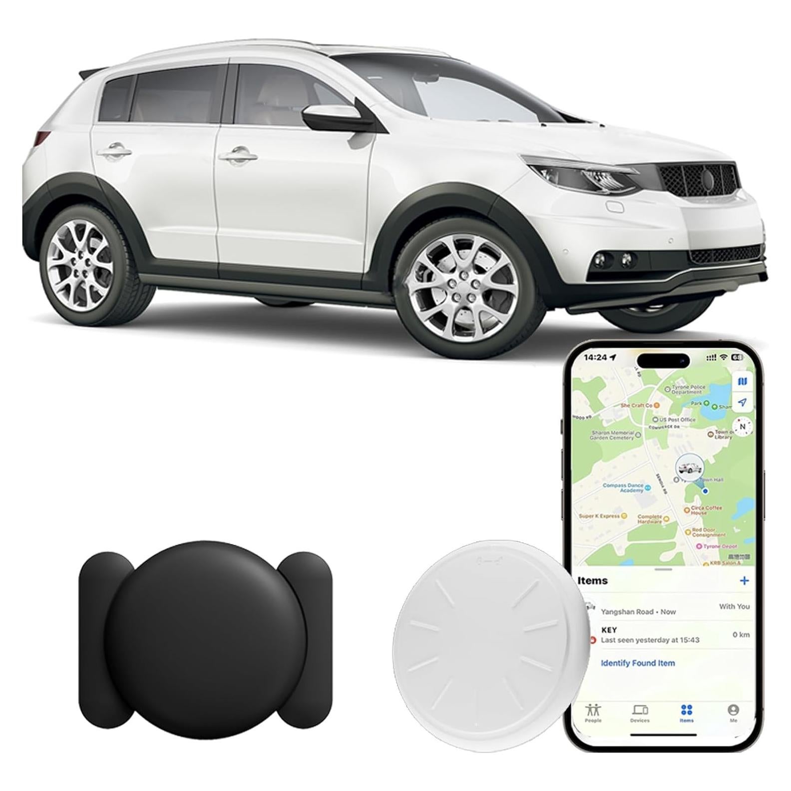 Rastreador GPS HONGTOP Mini Vehículos Sin Suscripción Bluetooth