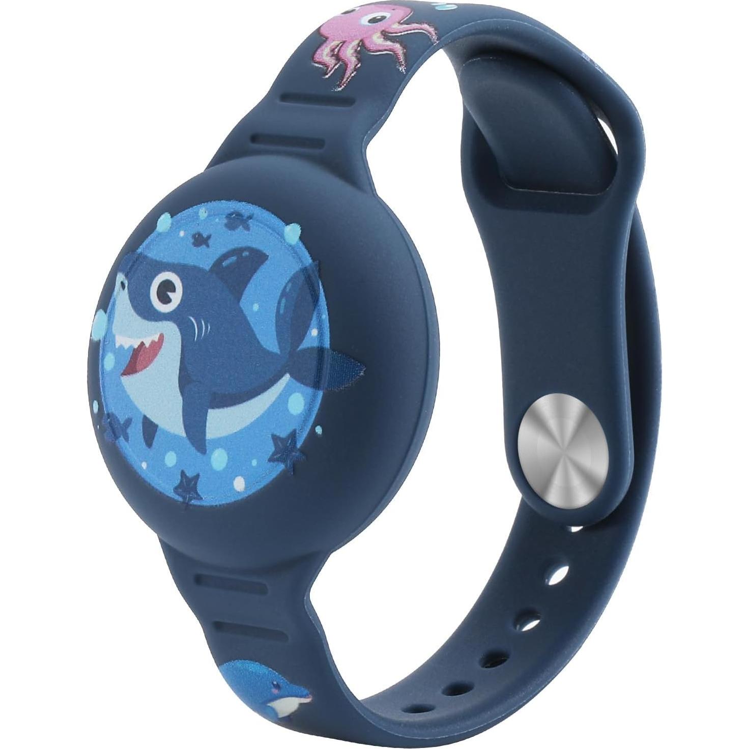 Pulsera Ajustable para AirTag Niños Genérico Tiburón