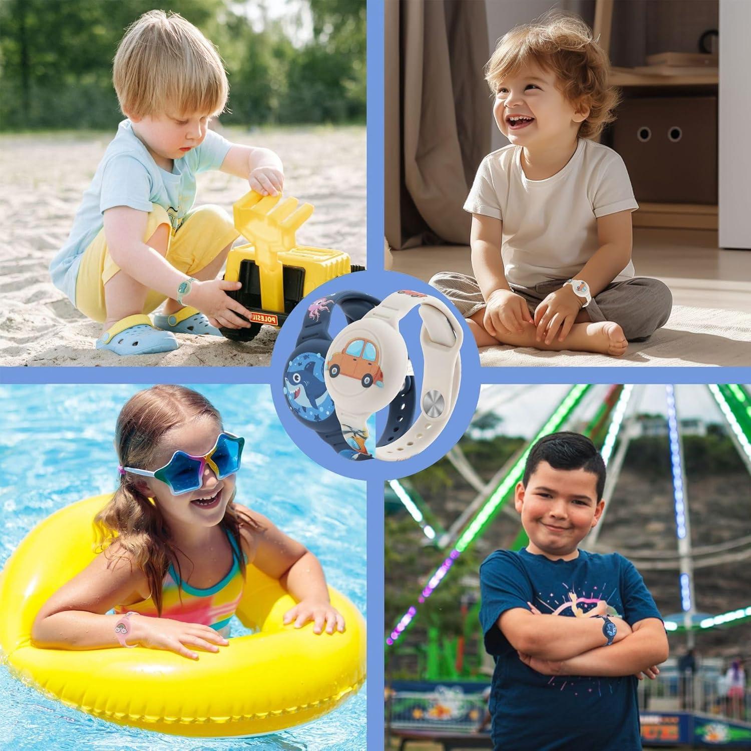 Pulsera Ajustable para AirTag Niños Genérico Tiburón