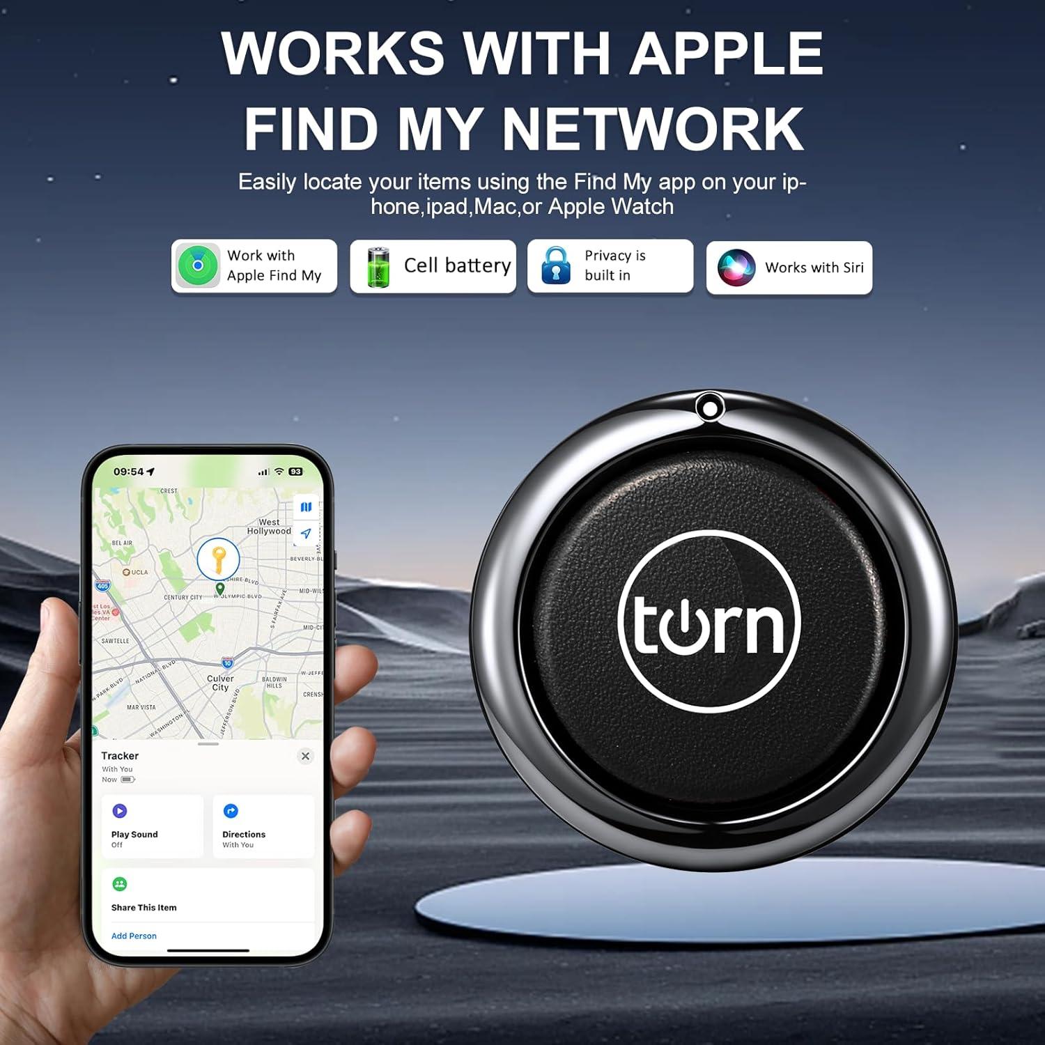 Rastreador GPS para Apple Find My - SMART LB - 2 Pack Negro