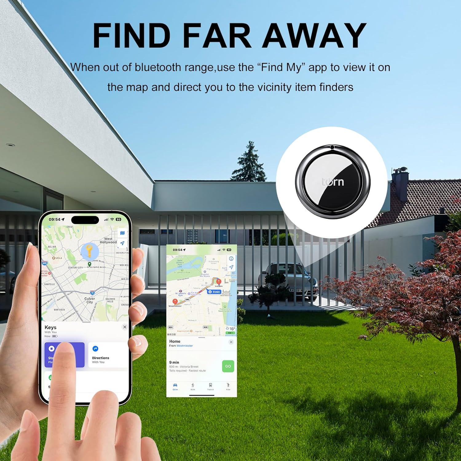 Rastreador GPS para Apple Find My - SMART LB - 2 Pack Negro