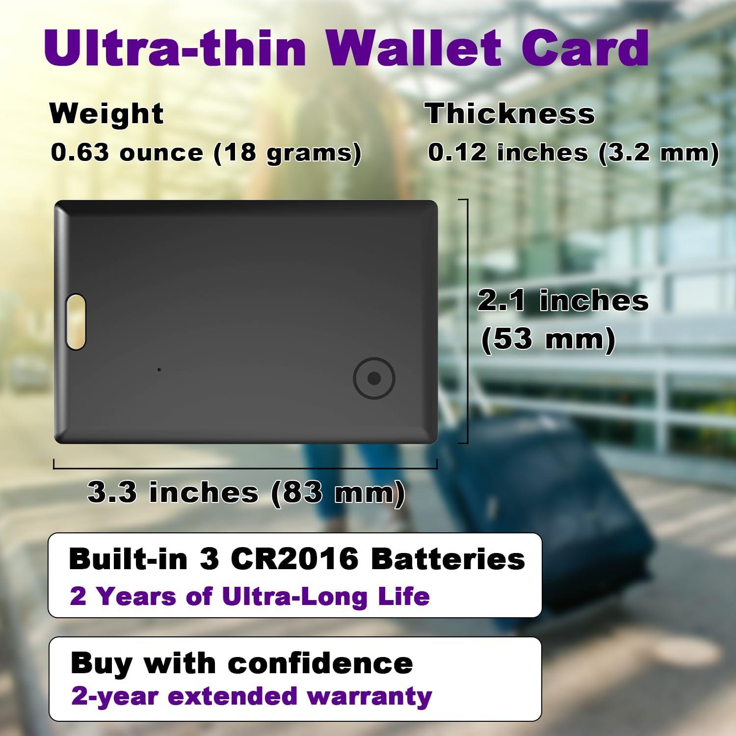 Tarjeta de Rastreo GPS XJQX para Cartera - Paquete de 2