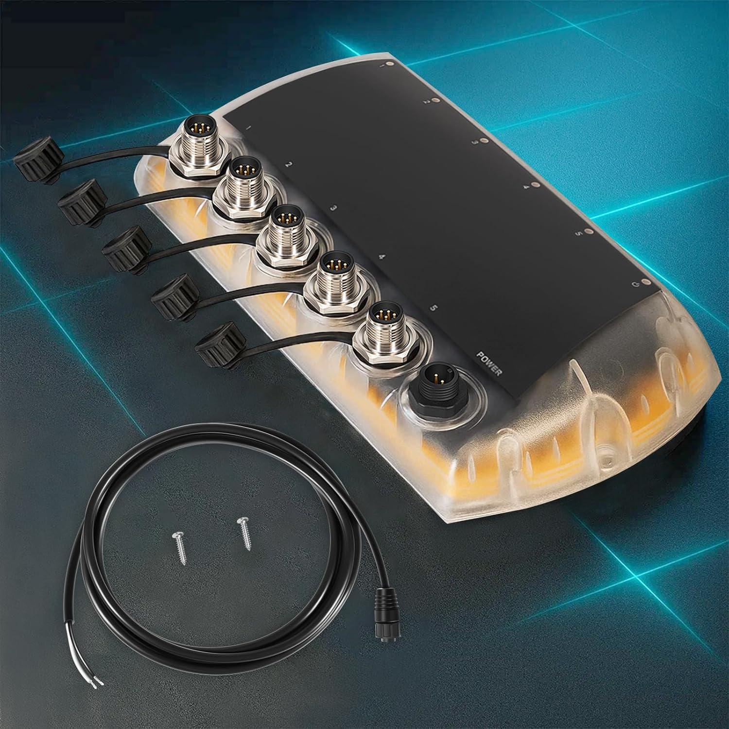 Interruptor Ethernet 5 Puertos E-cowlboy 411850-1 para Barco