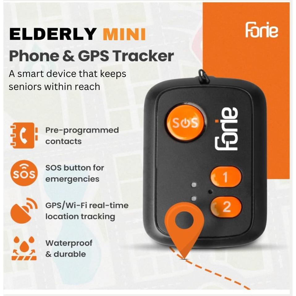 Rastreador GPS FONIE 4G para Personas Mayores con SOS