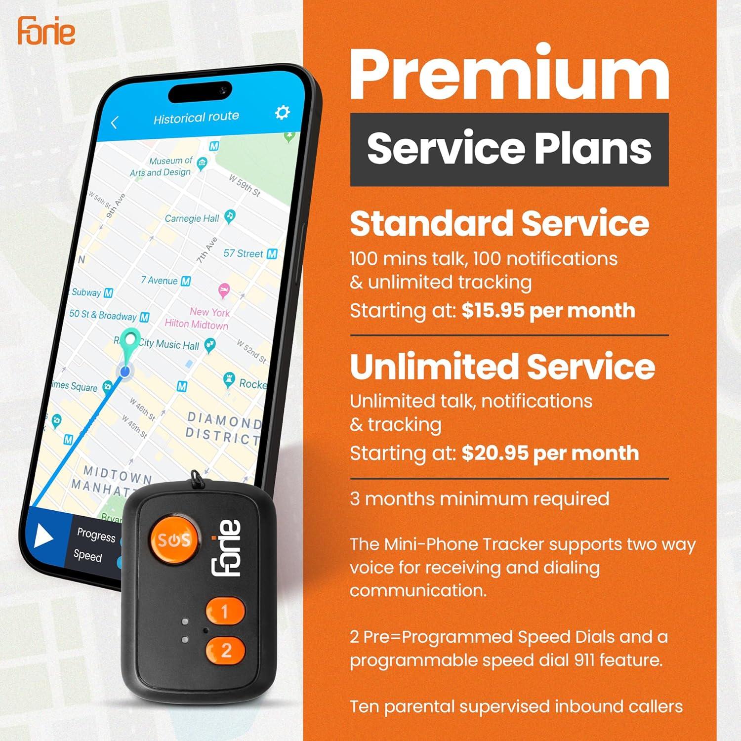 Rastreador GPS FONIE 4G para Personas Mayores con SOS