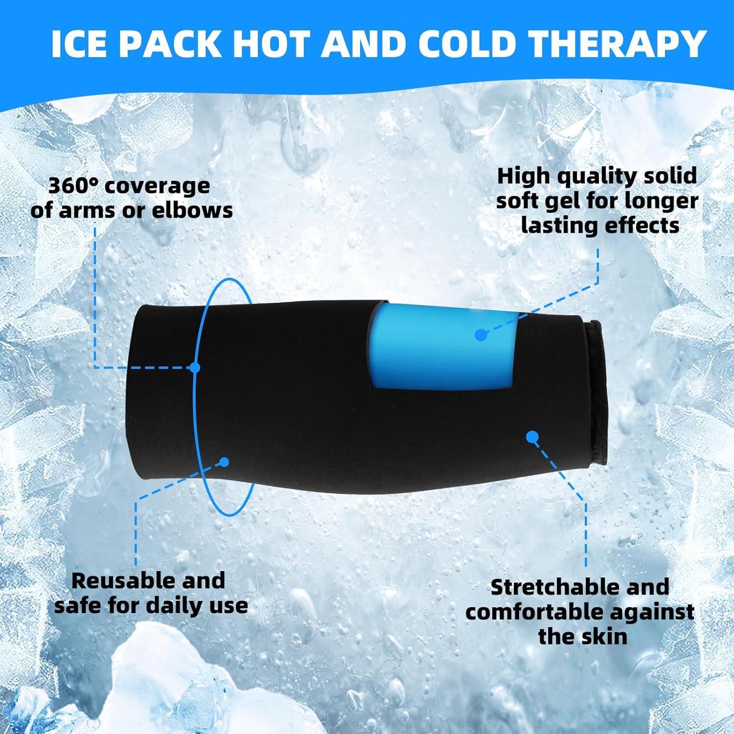 Manga de compresión JFHNMLW para codo y rodilla - Pequeño