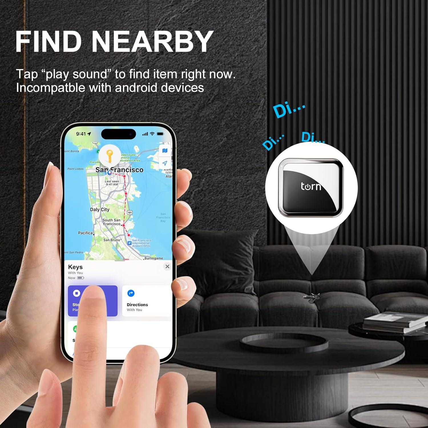 Rastreador GPS Smart LB para Apple Find My - Etiqueta Anti-Pérdida