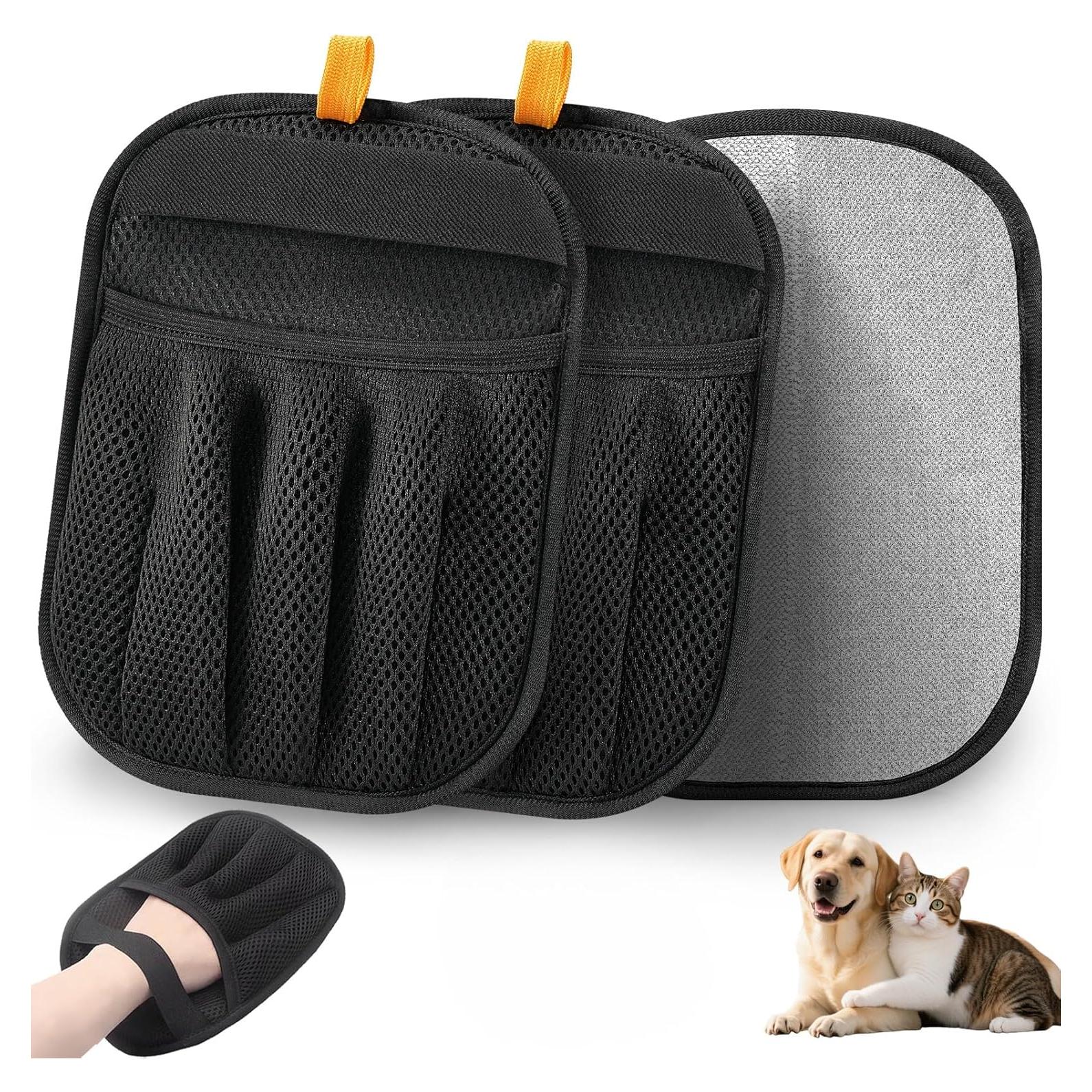 Guantes Removedores de Pelo de Mascota Salhap 2 Piezas 23.5x17cm