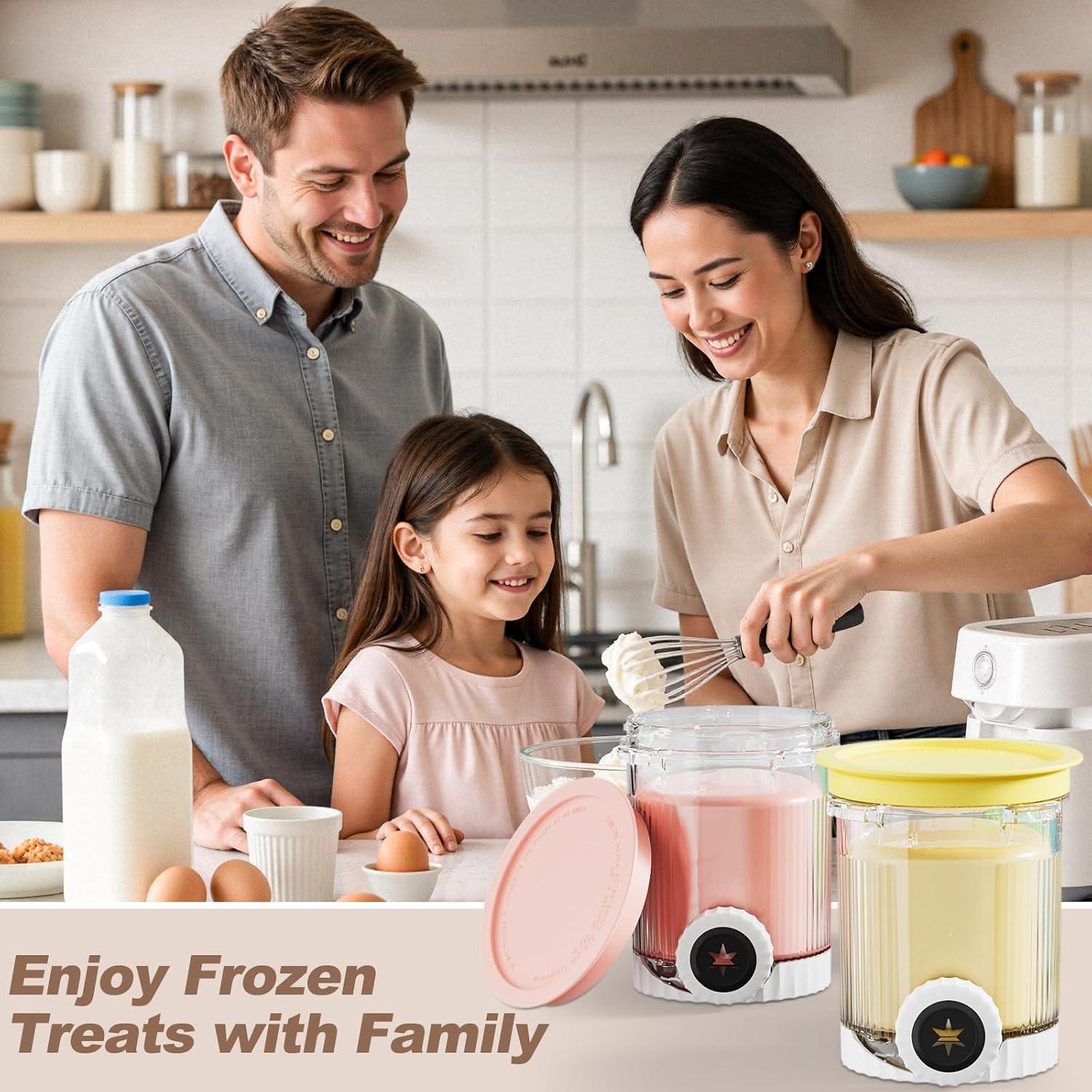 Pints y Tapas para Ninja Creami NC700 - 2 Paquete 16oz