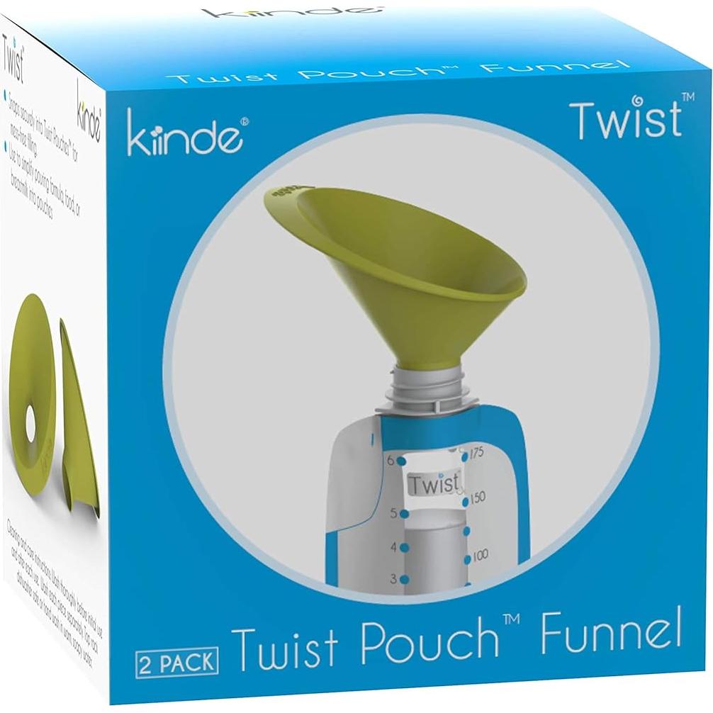Sistema de bolsas Kiinde Twist 2 piezas con embudo para leche