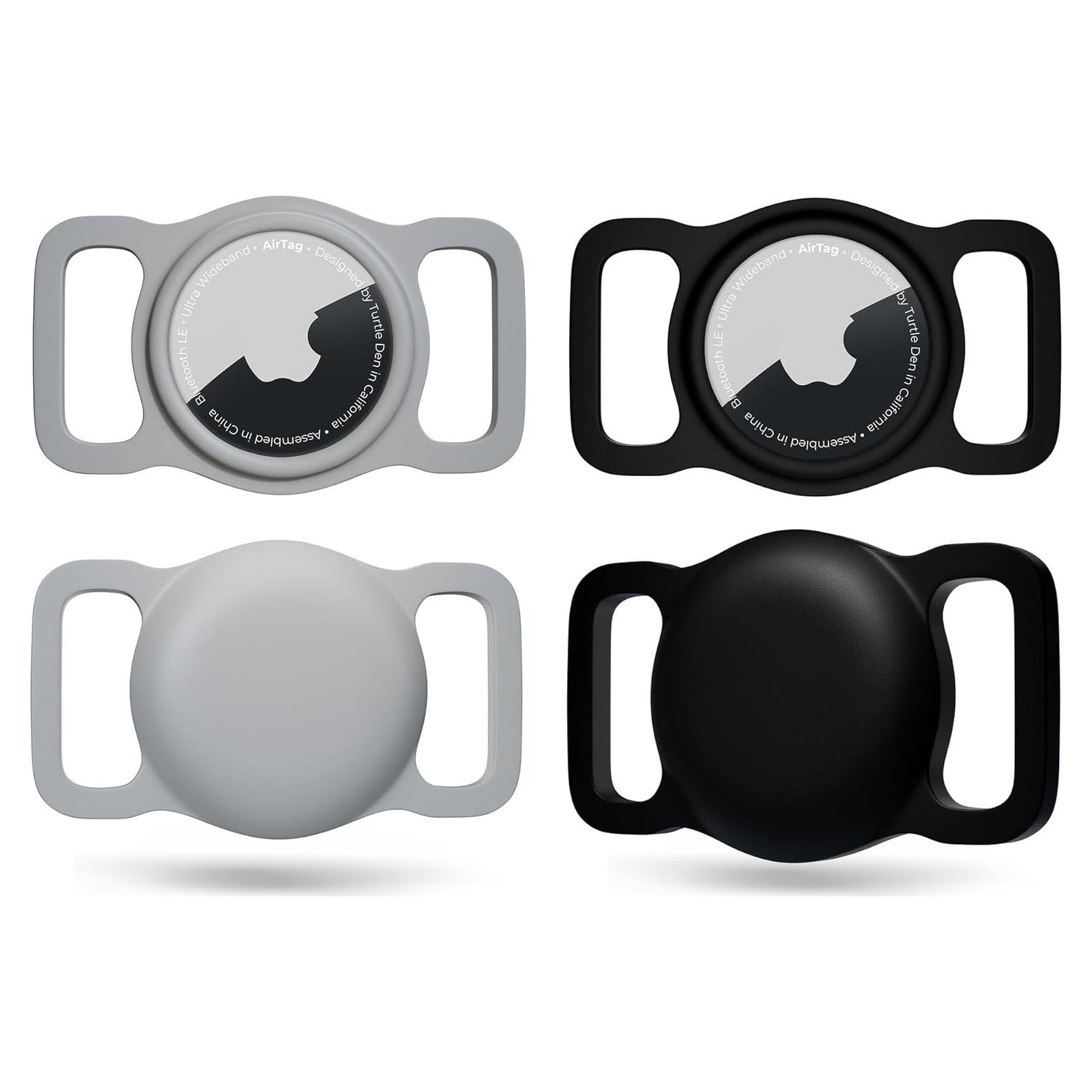 Soporte para Collar de Perro Turtle Den con AirTag - 2 Paquete