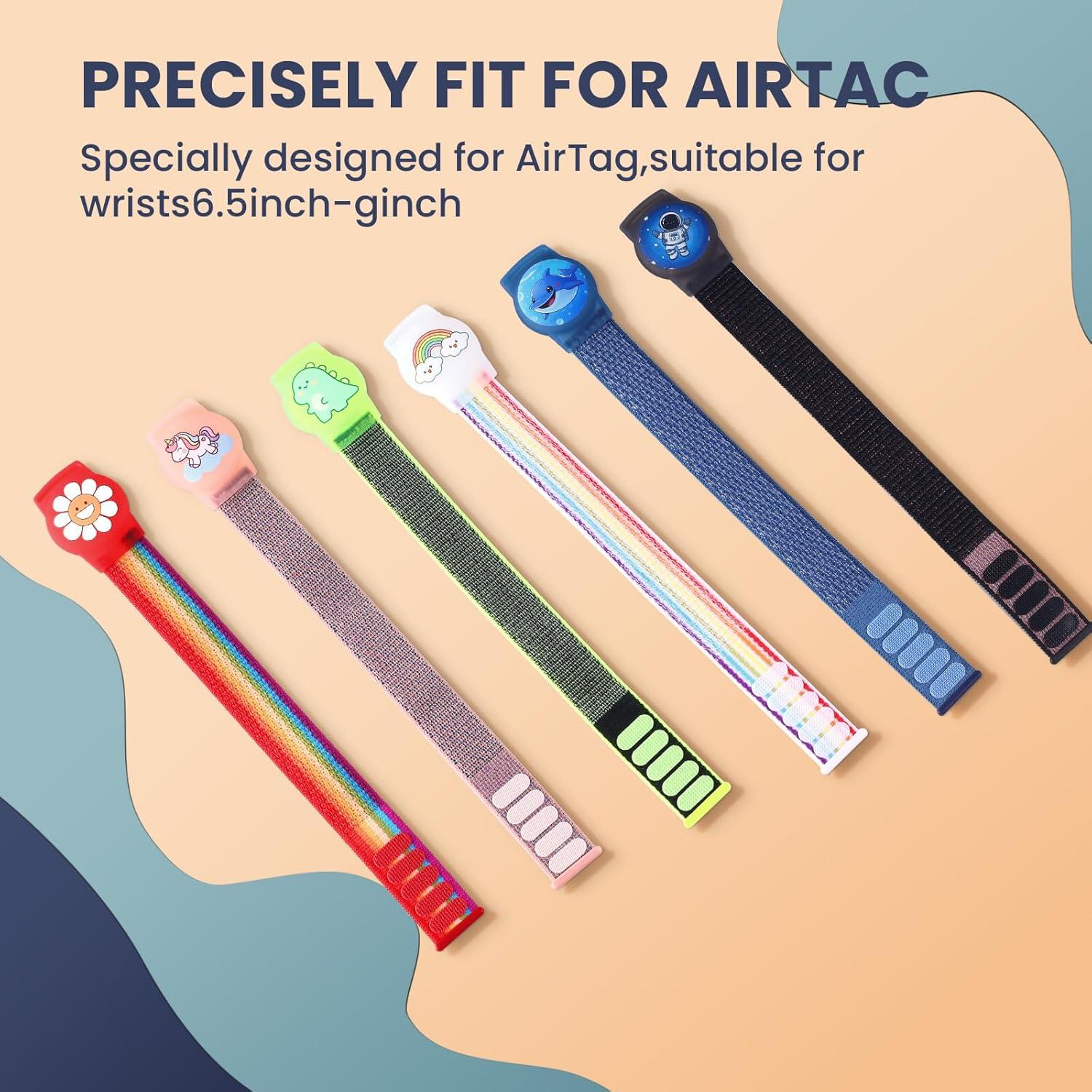 Pulsera Ajustable para Niños con AirTag - WarmSea - Nylon Impermeable