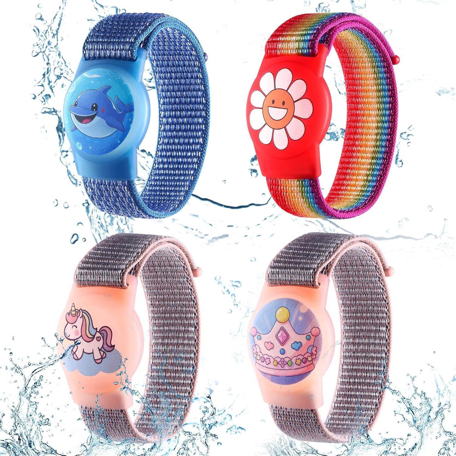Pulsera Ajustable para Niños con AirTag - WarmSea - Nylon Impermeable