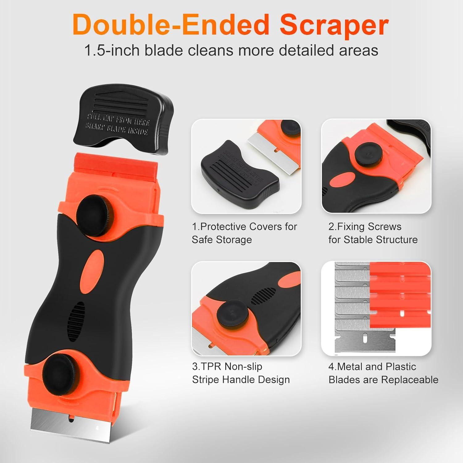 Kit de Herramientas para Sellado THINKWORK 4 en 1 Acero Inoxidable