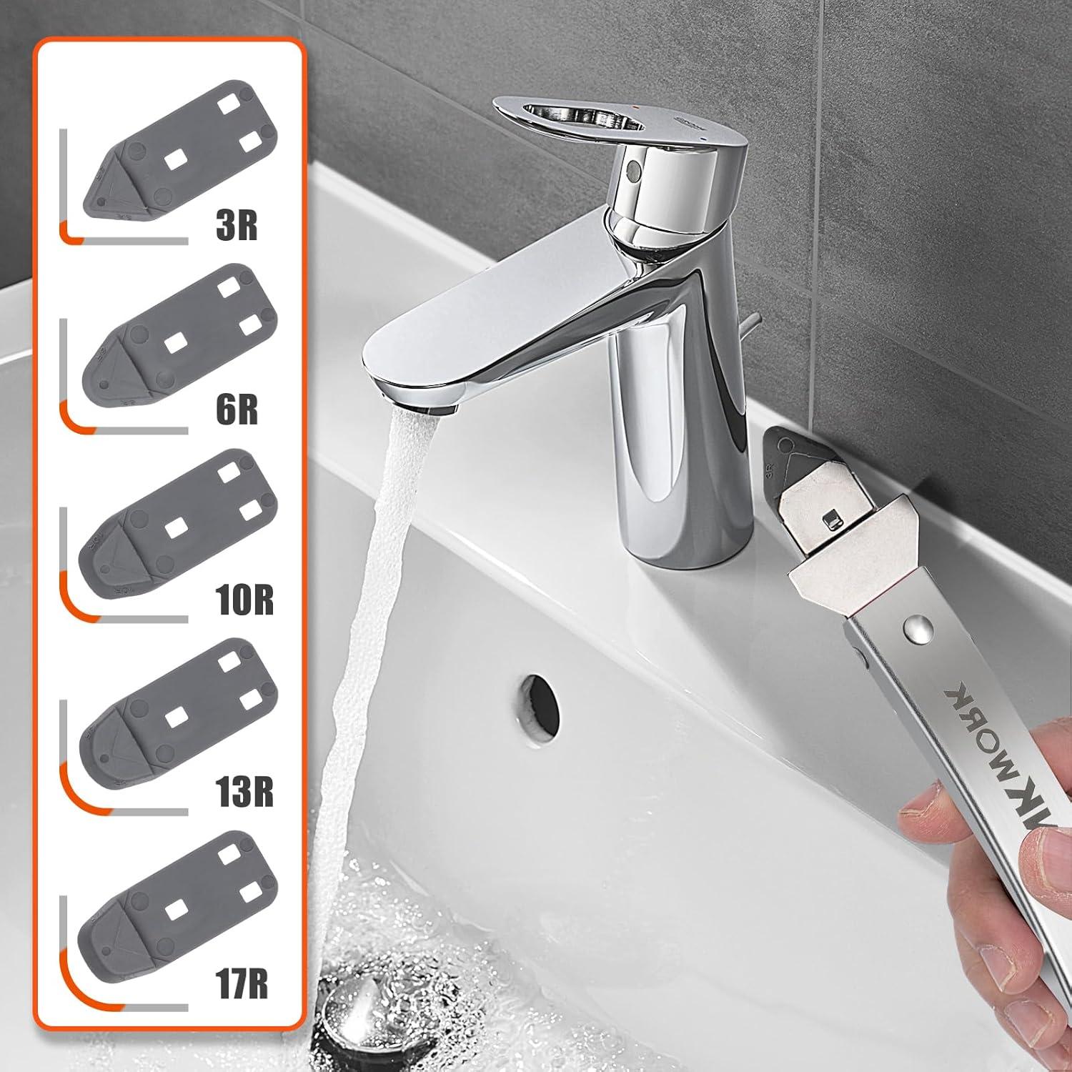 Kit de Herramientas para Sellado THINKWORK 4 en 1 Acero Inoxidable