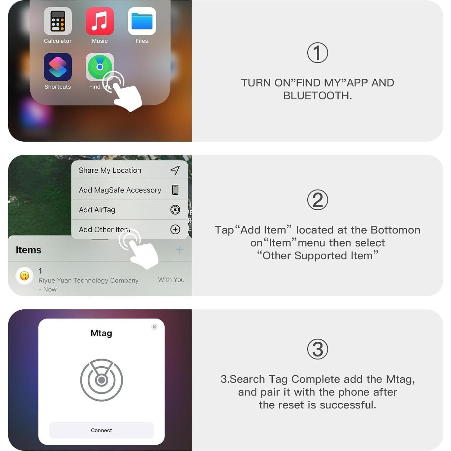 Rastreador GPS para Vehículos HONGTOP H - Compatible con Apple Find My