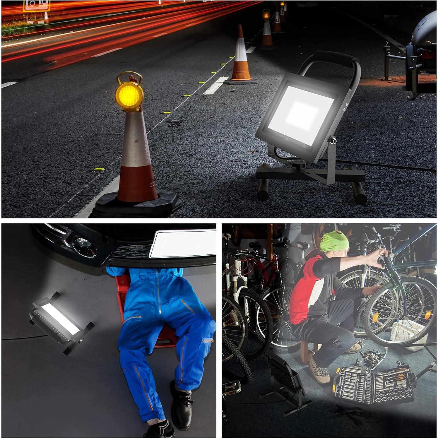 Luz de Trabajo LED Glorious-Lite 50W 5000LM IP66 Ajustable