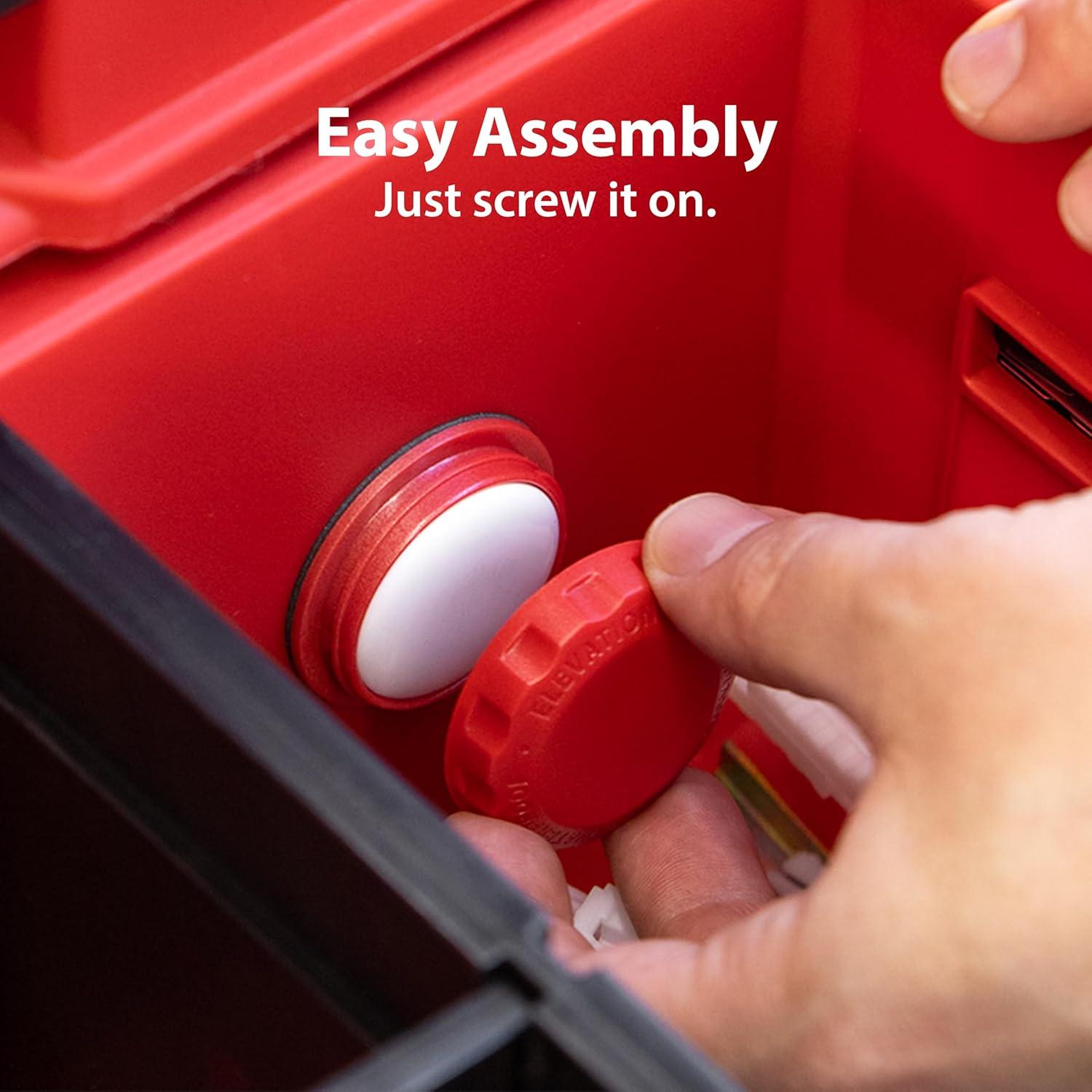 Soporte AirTag Milwaukee TagVault Superficie 4 Paquete IP68