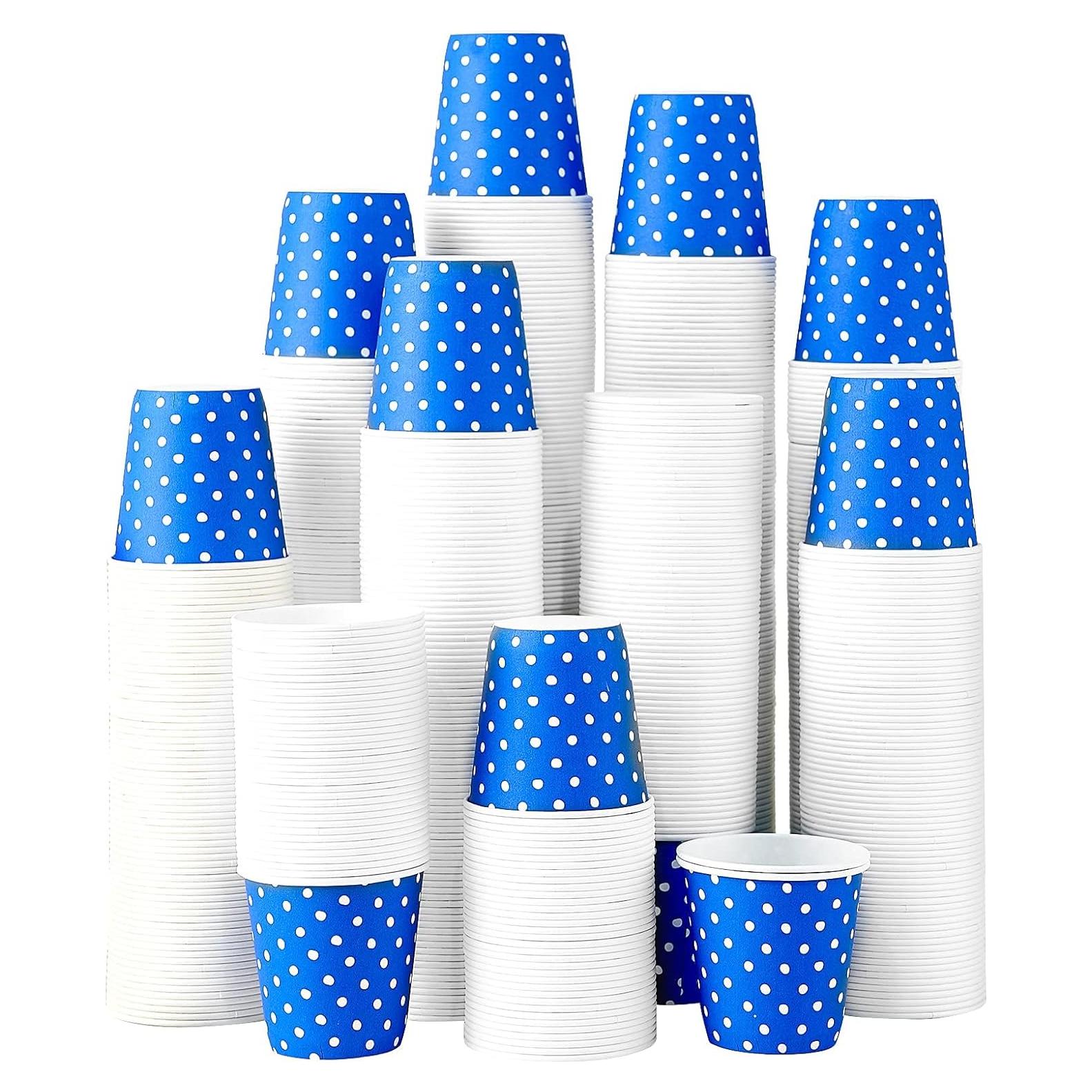 Vasos de Papel Desechables JOLLY PARTY 300 Unidades 90 ml