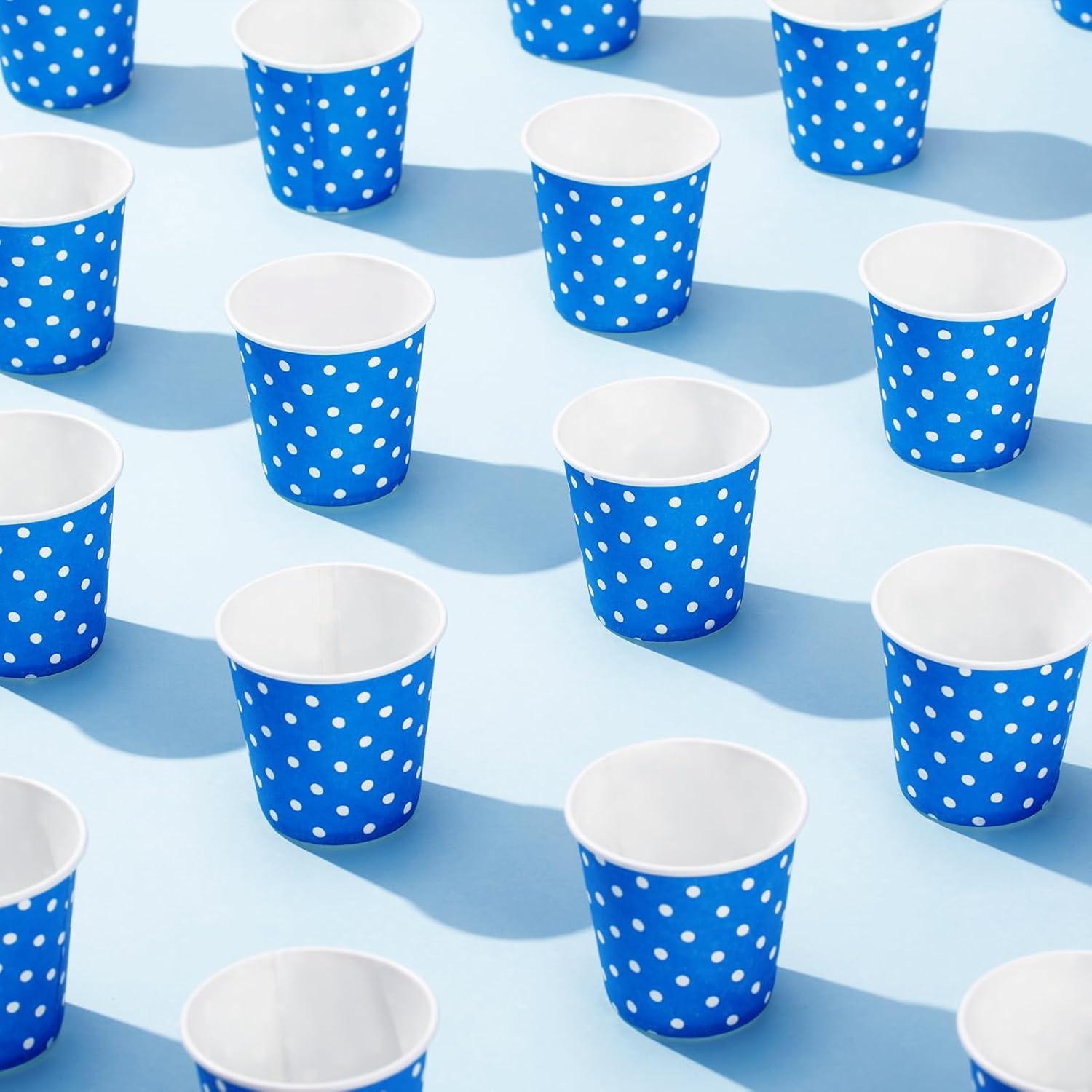 Vasos de Papel Desechables JOLLY PARTY 300 Unidades 90 ml