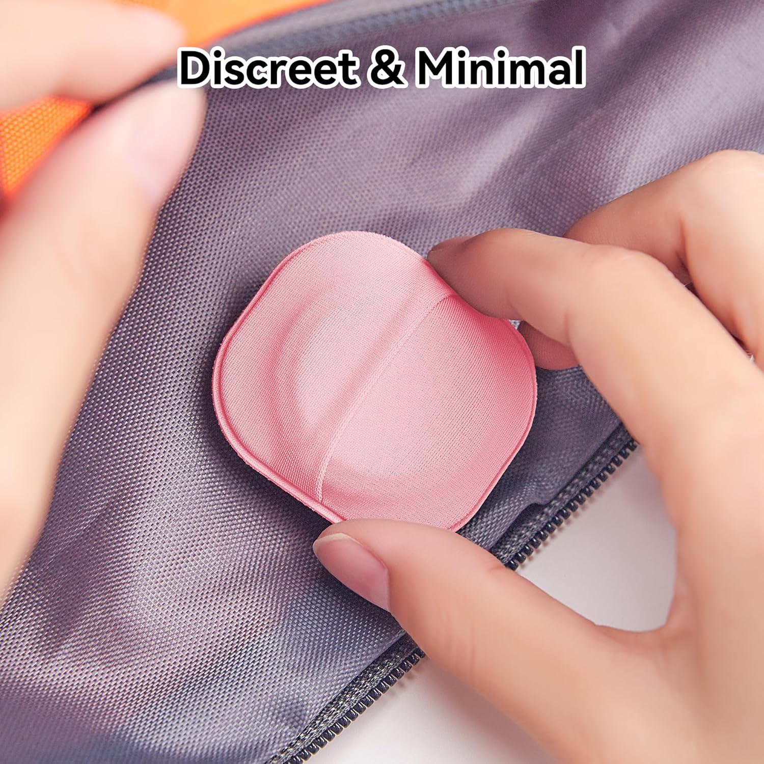 Funda Adhesiva Rosa para AirTag y Moto Tag - 2 Piezas