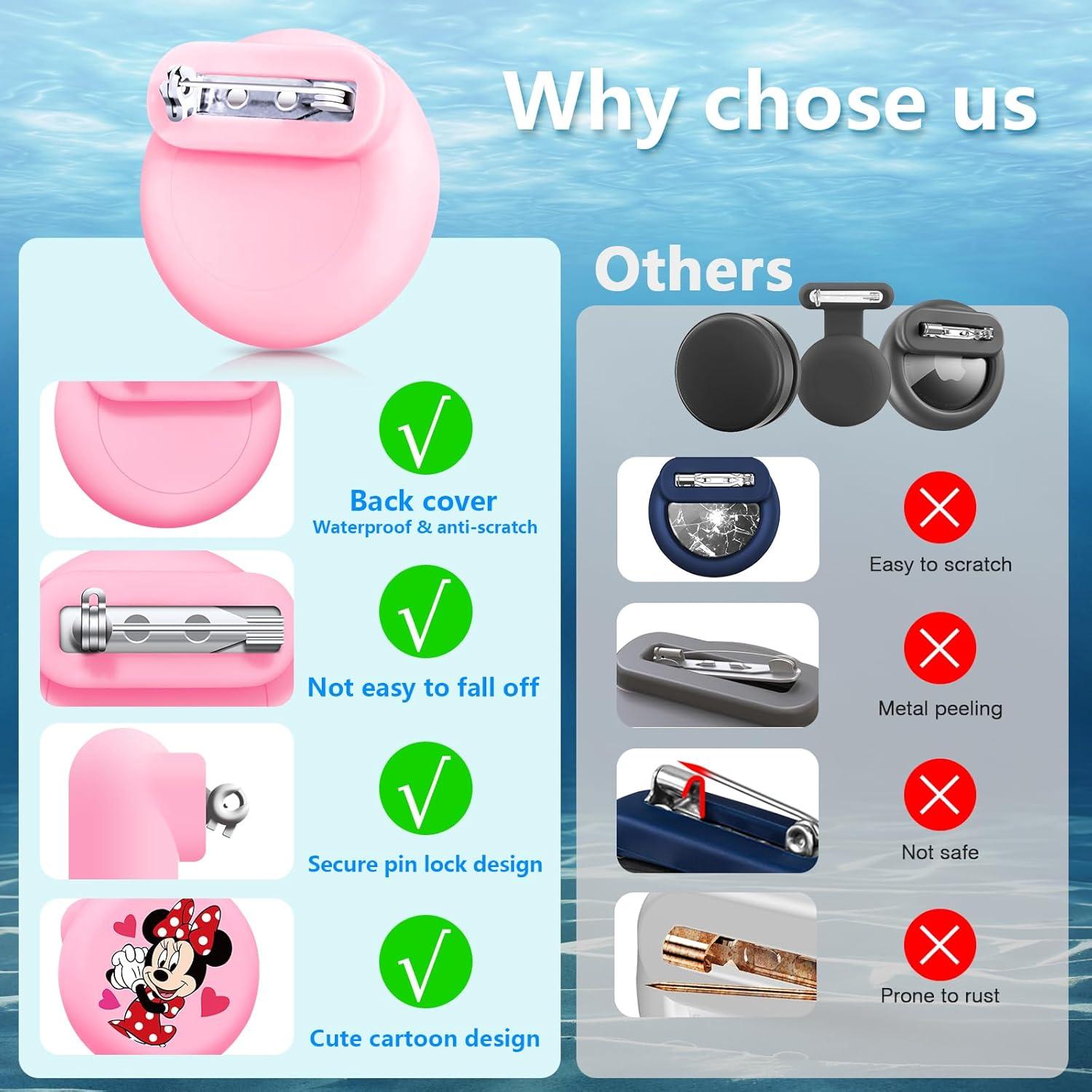 Funda Impermeable Oculta para AirTag Meleetoon - 2 Unidades