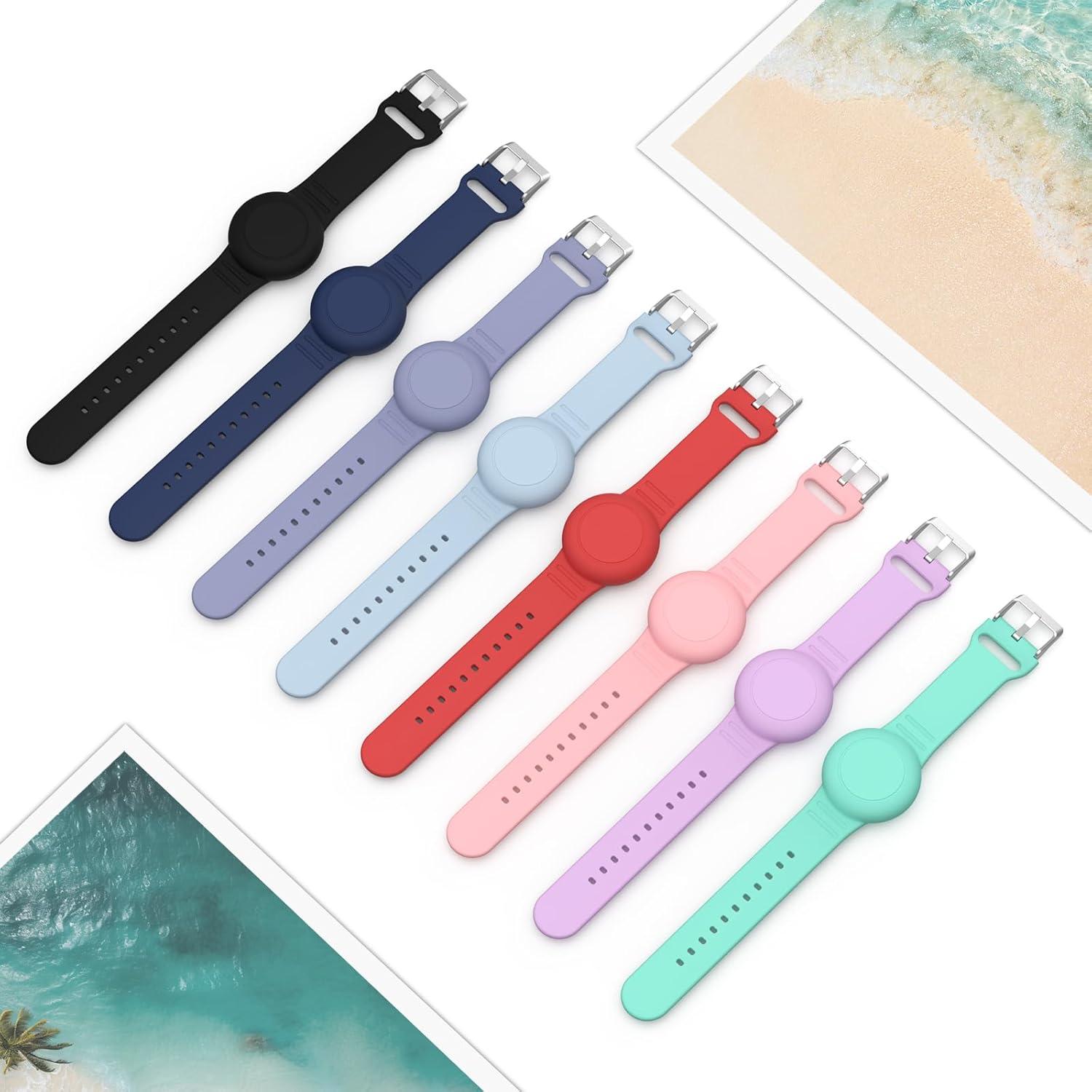 Paquete de 2 pulseras AirTag Vancle para niños - Silicona Impermeable