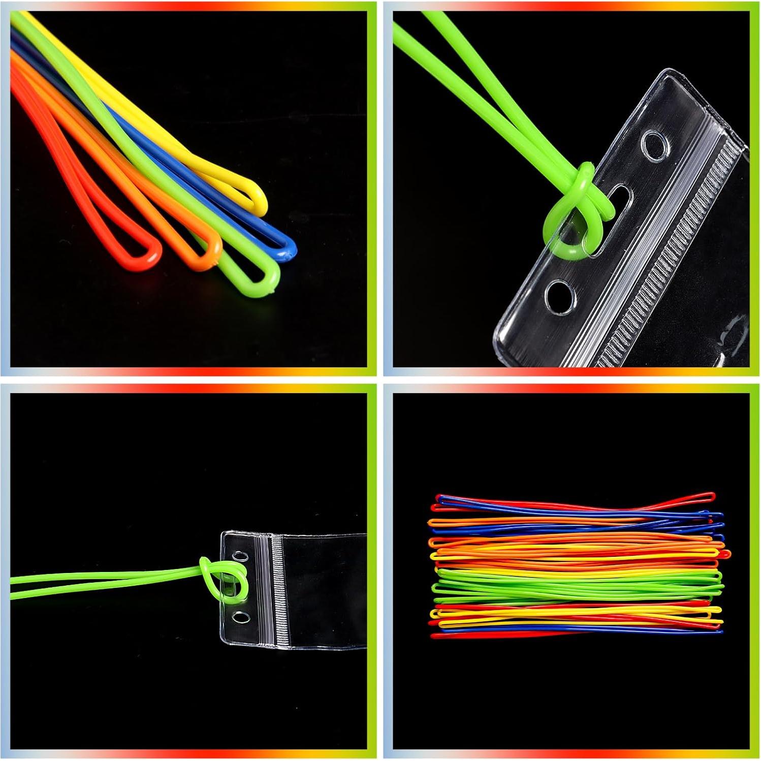 Paquete de 30 Lazos de Etiquetas de Equipaje SBYURE 23 cm