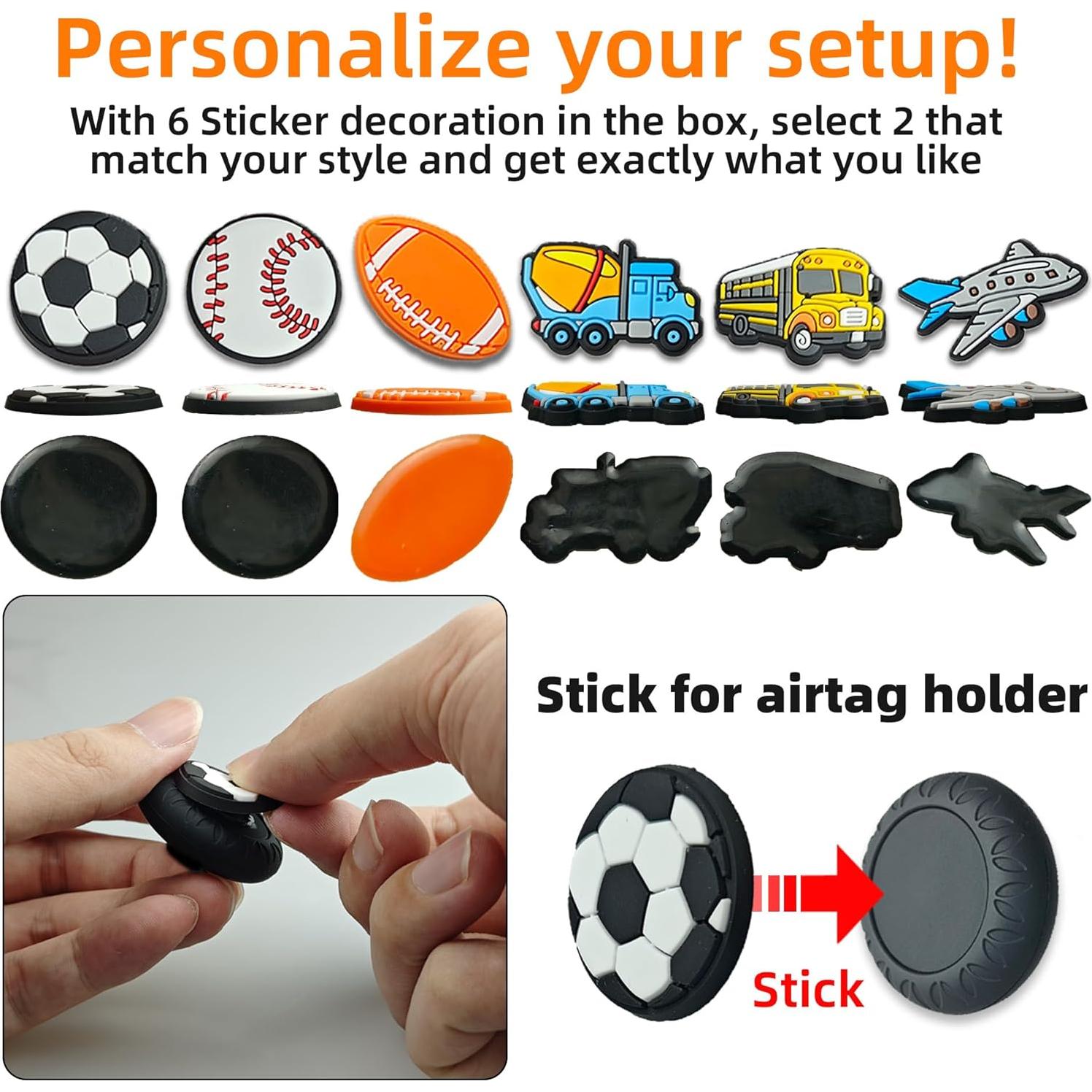 Soportes Ocultos para Airtag NCIWAN - 2 Piezas Impermeables