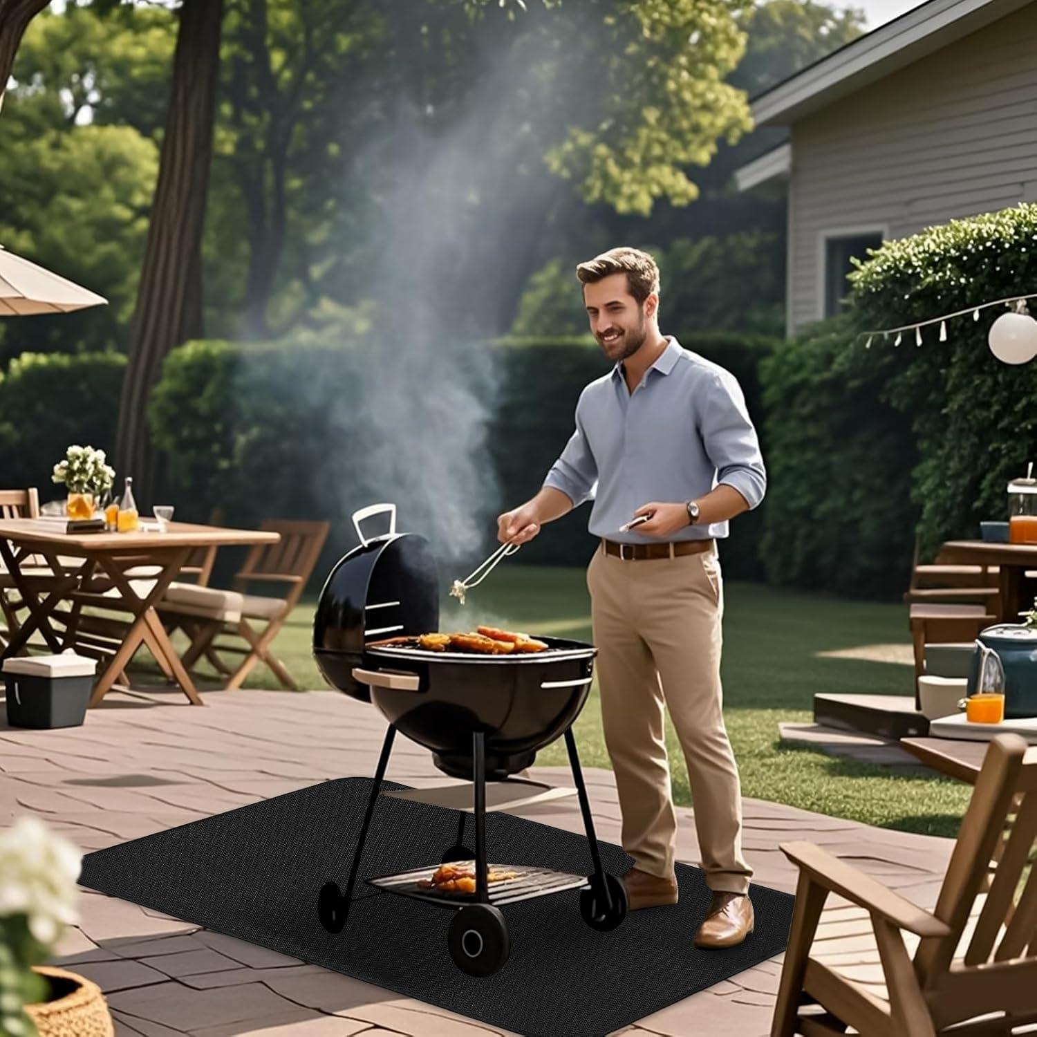 Mats para Parrilla Amerbro 24x42 cm a Prueba de Fuego