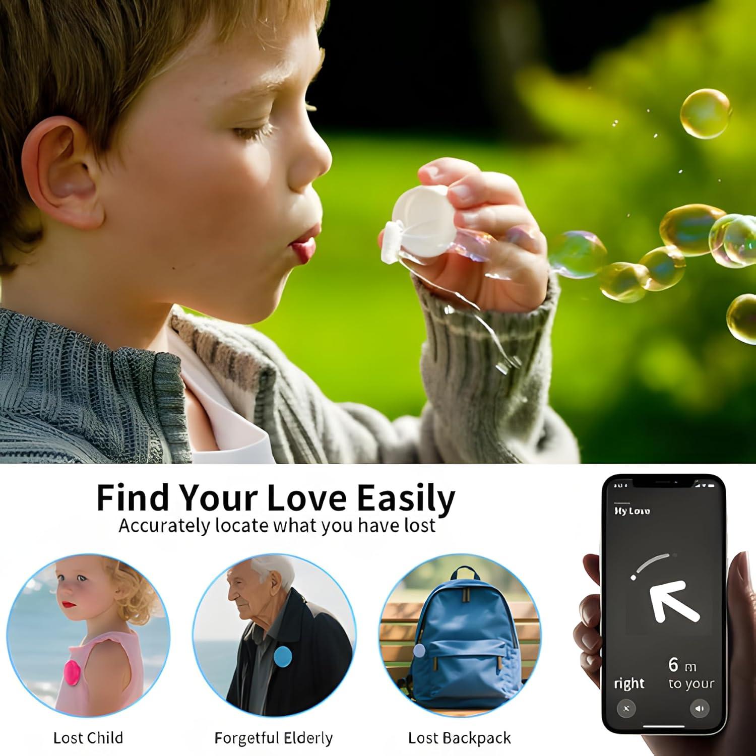 Funda Oculta para AirTag Bottle Beat - Paquete de 4, Seguridad Niños