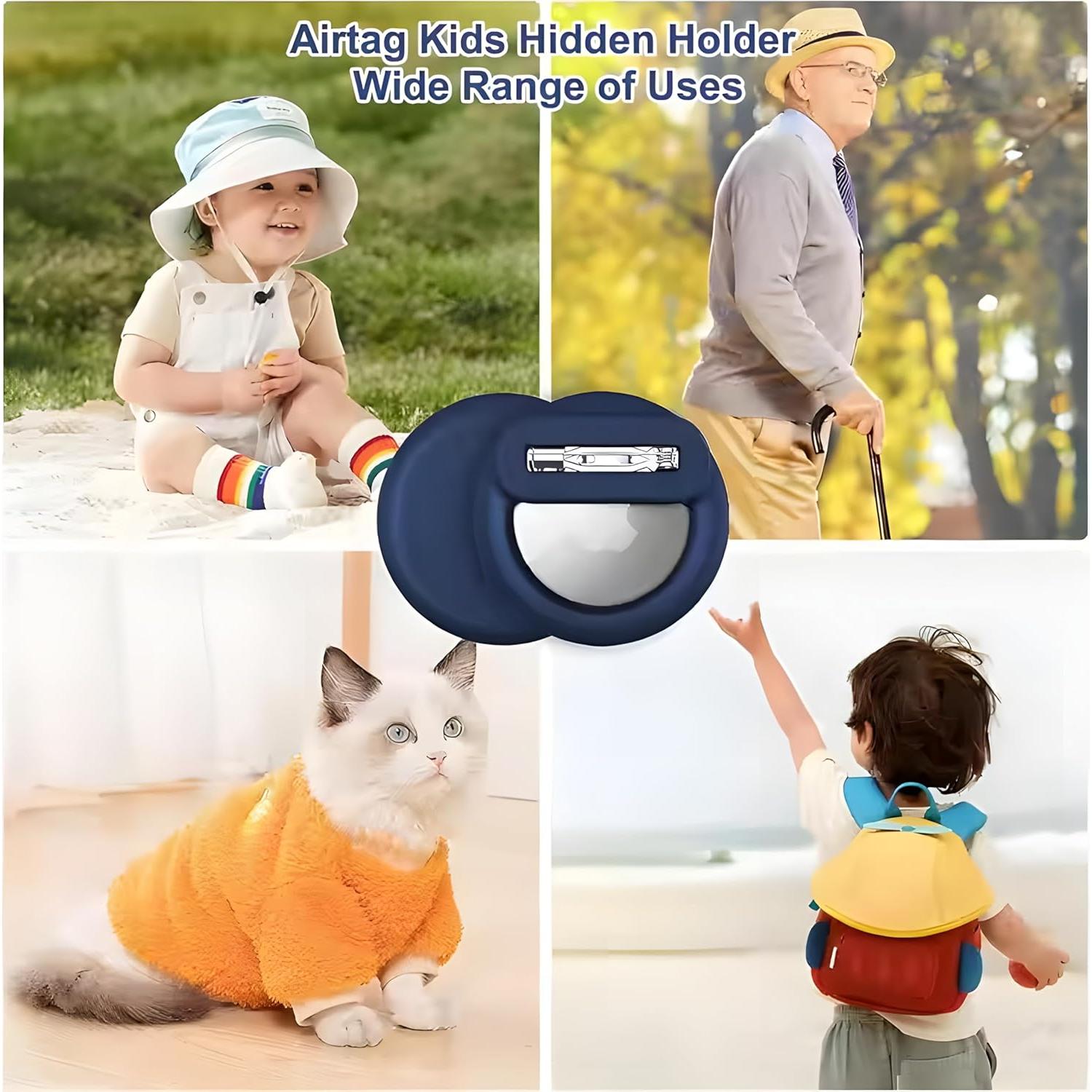 Funda Oculta para AirTag Bottle Beat - Paquete de 4, Seguridad Niños