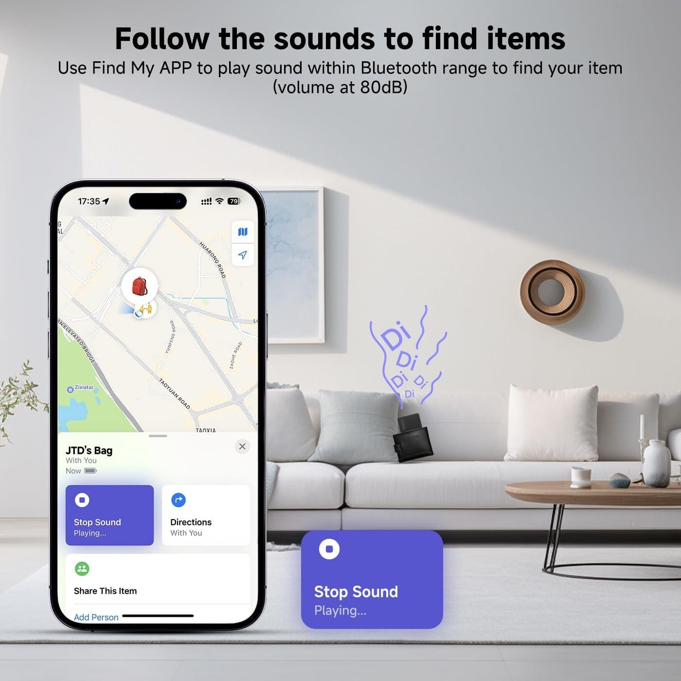 2 Tarjetas Localizadoras JTD para Cartera - Bluetooth IP68
