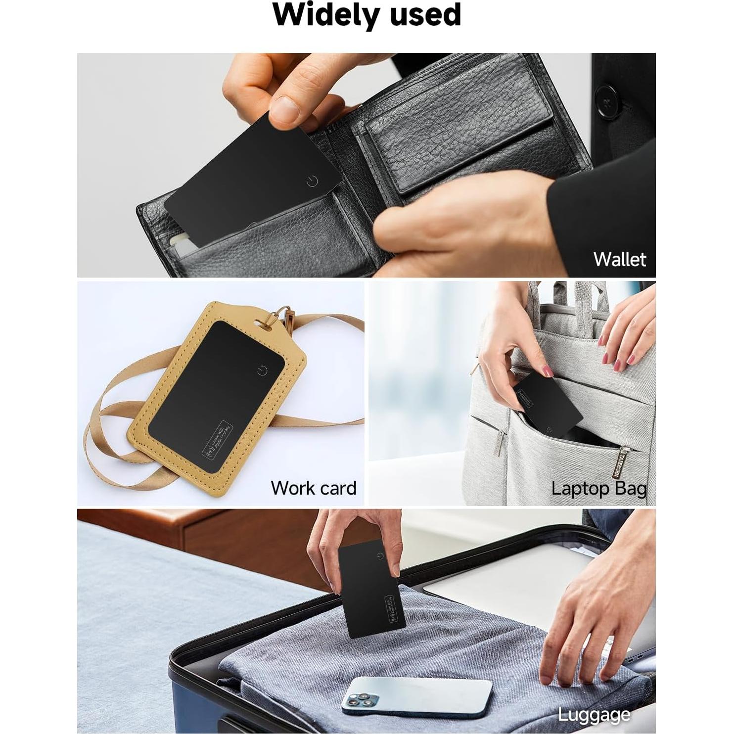 2 Tarjetas Localizadoras JTD para Cartera - Bluetooth IP68