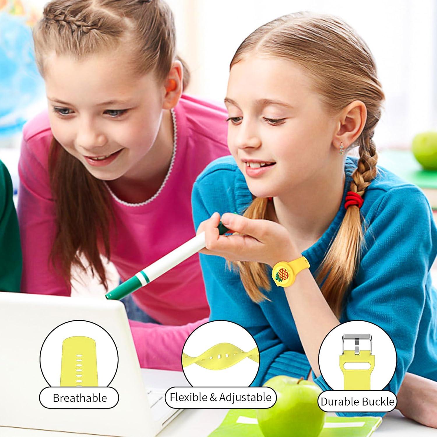 Pulsera Impermeable BoAn para Airtag - Pack 3 Colores Niños