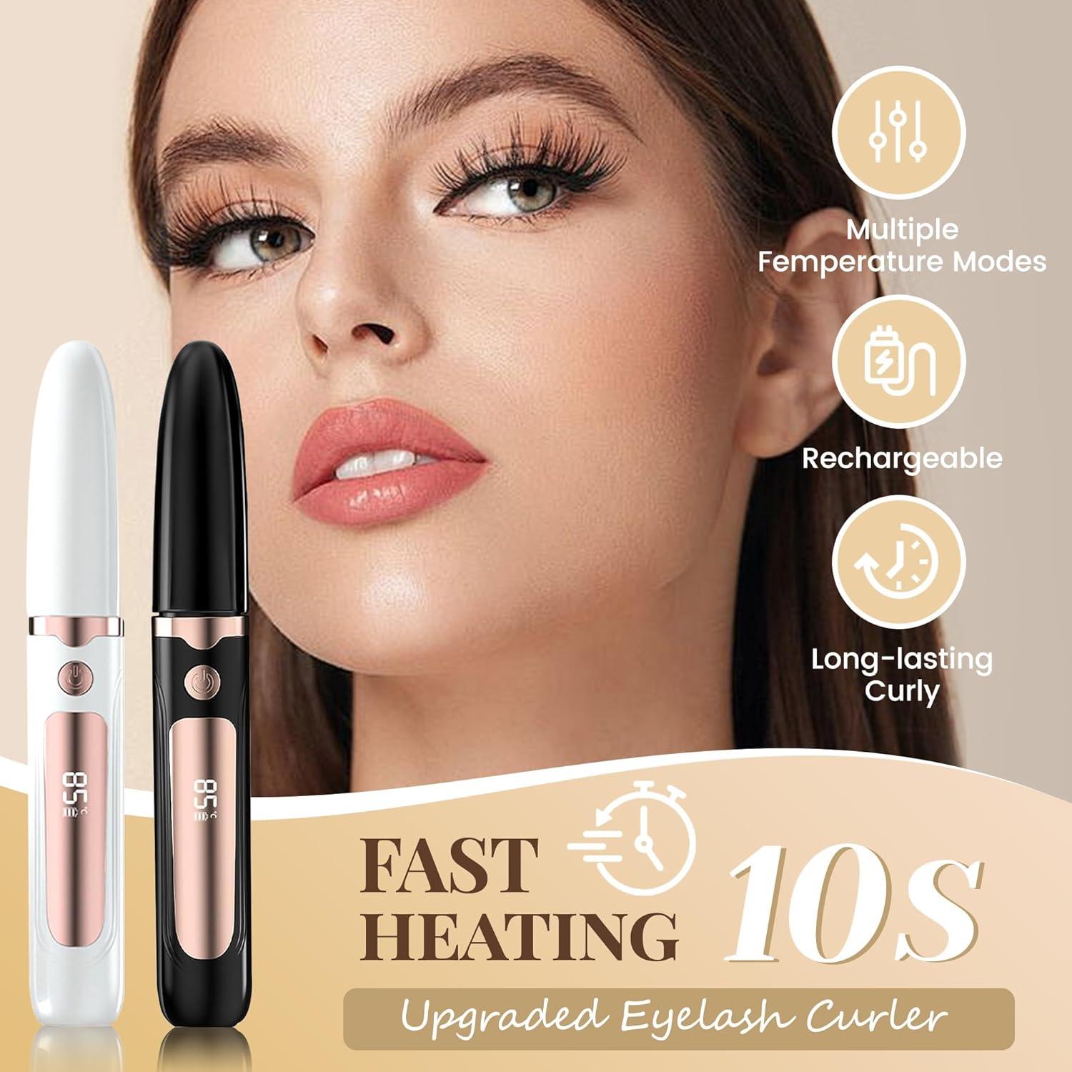 Rizador de Pestañas Eléctrico DGSHRHD USB Pantalla LED 4 Temperaturas