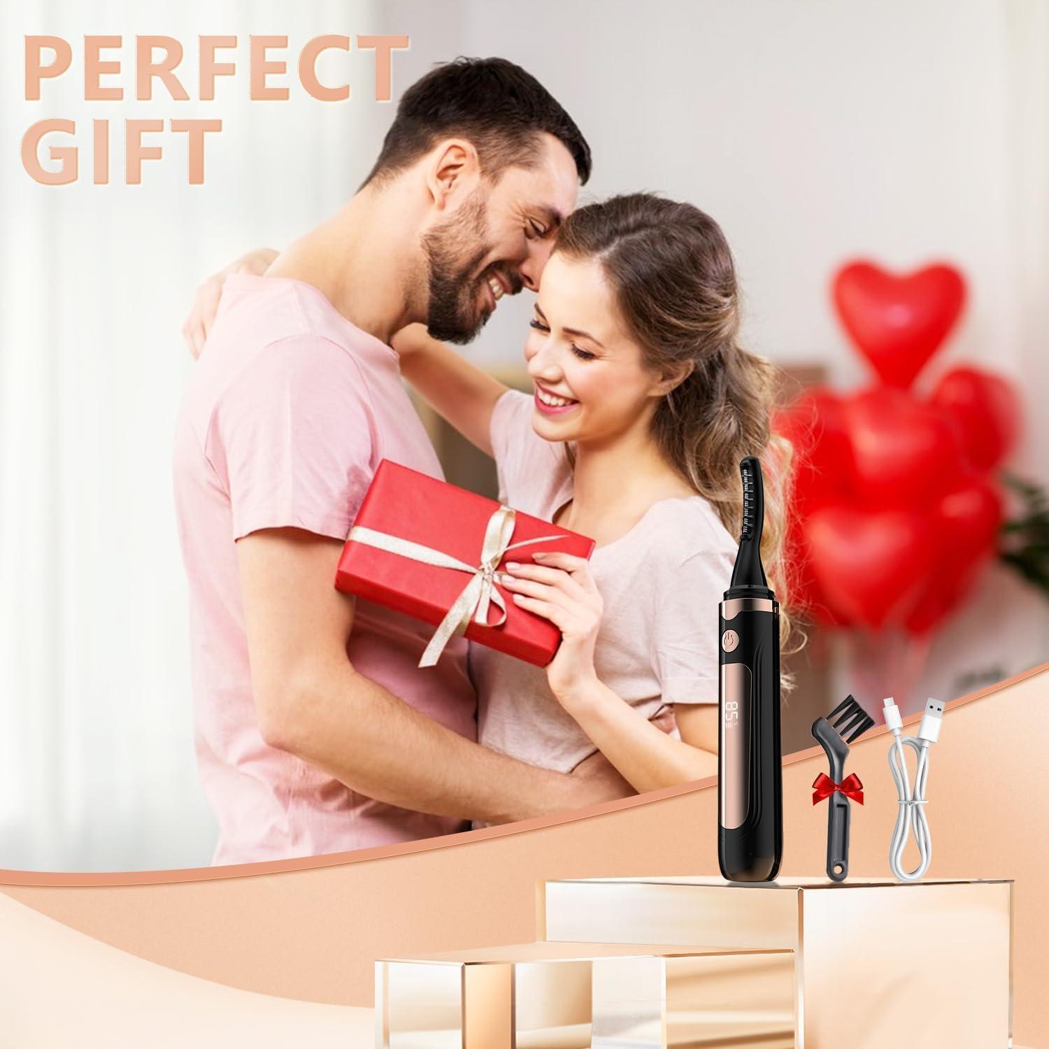 Rizador de Pestañas Eléctrico DGSHRHD USB Pantalla LED 4 Temperaturas