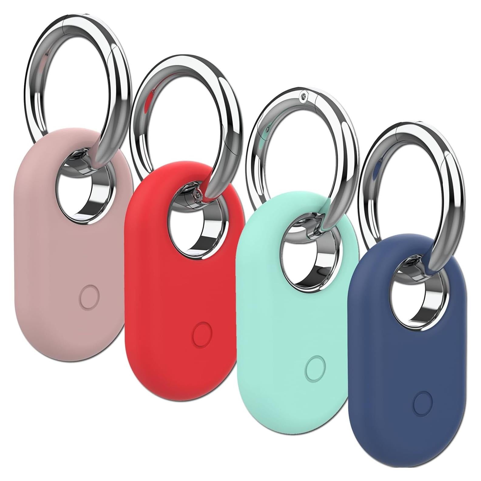 Paquete de 4 fundas de silicona Rzttwl para Samsung Galaxy SmartTag 2