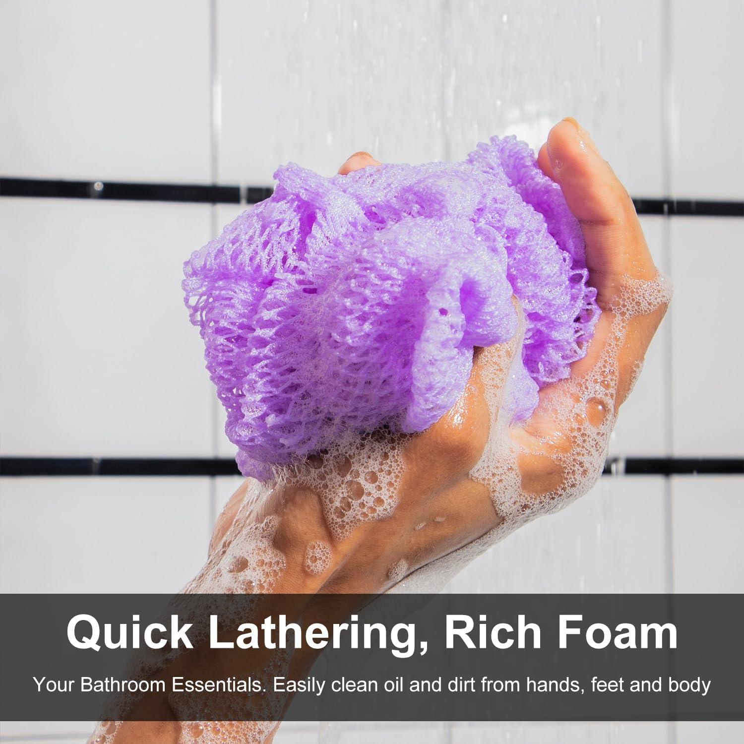 Esponja de Red Africana THURLADY Exfoliante 63.5 cm Negra