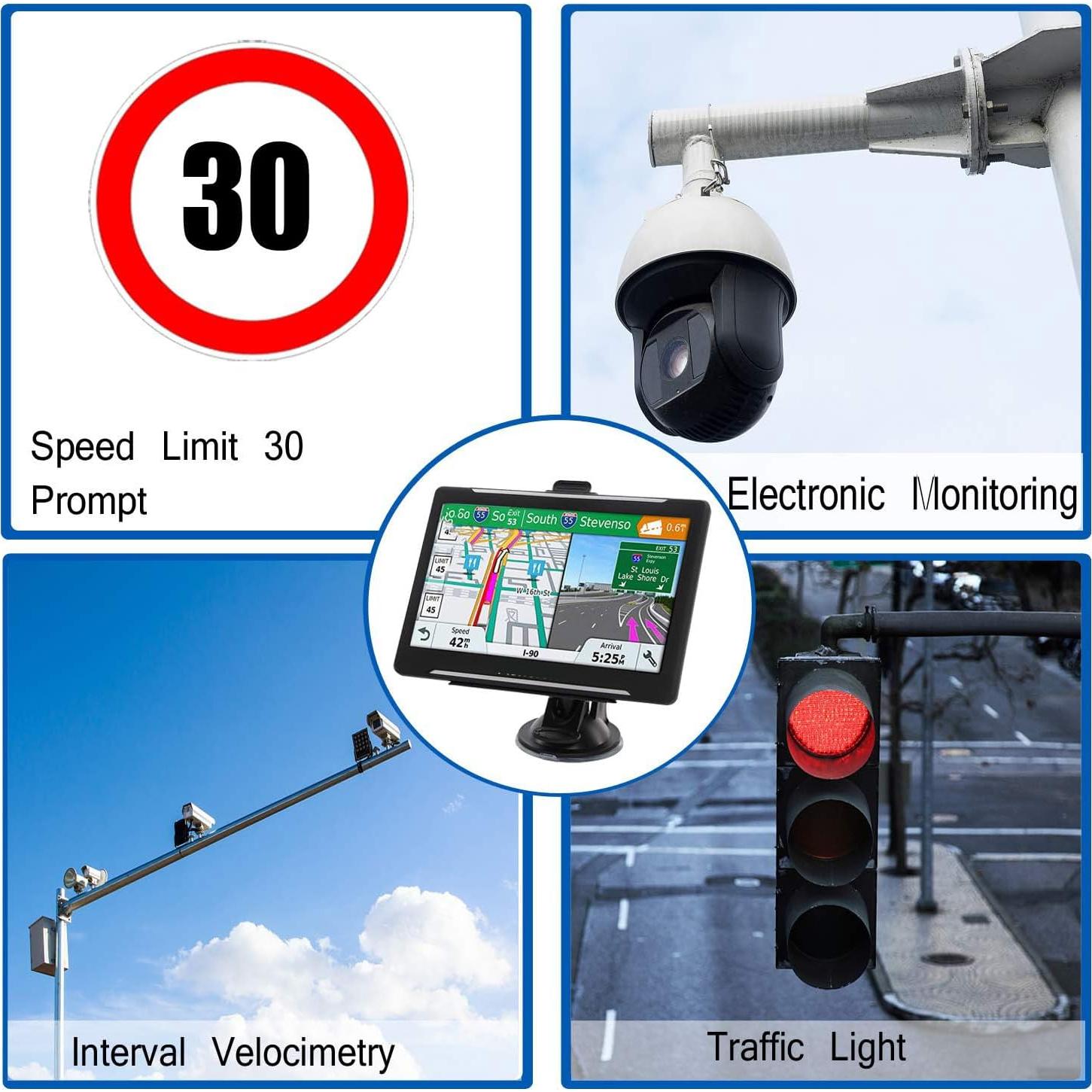 Navegador GPS para Camiones MRSXWPY 7" Actualización de Mapas