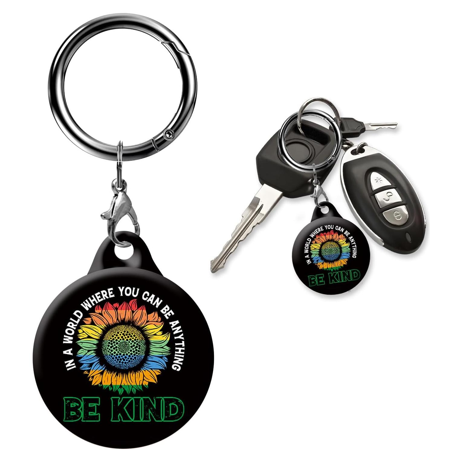 Estuche protector para AirTag AKPZV con llavero - Anti-rayones