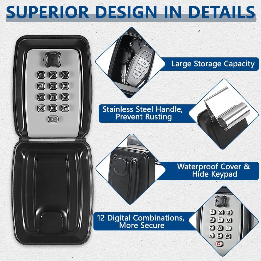 Caja de bloqueo de llaves de coche Piclafe PIC-CLB-412 portátil