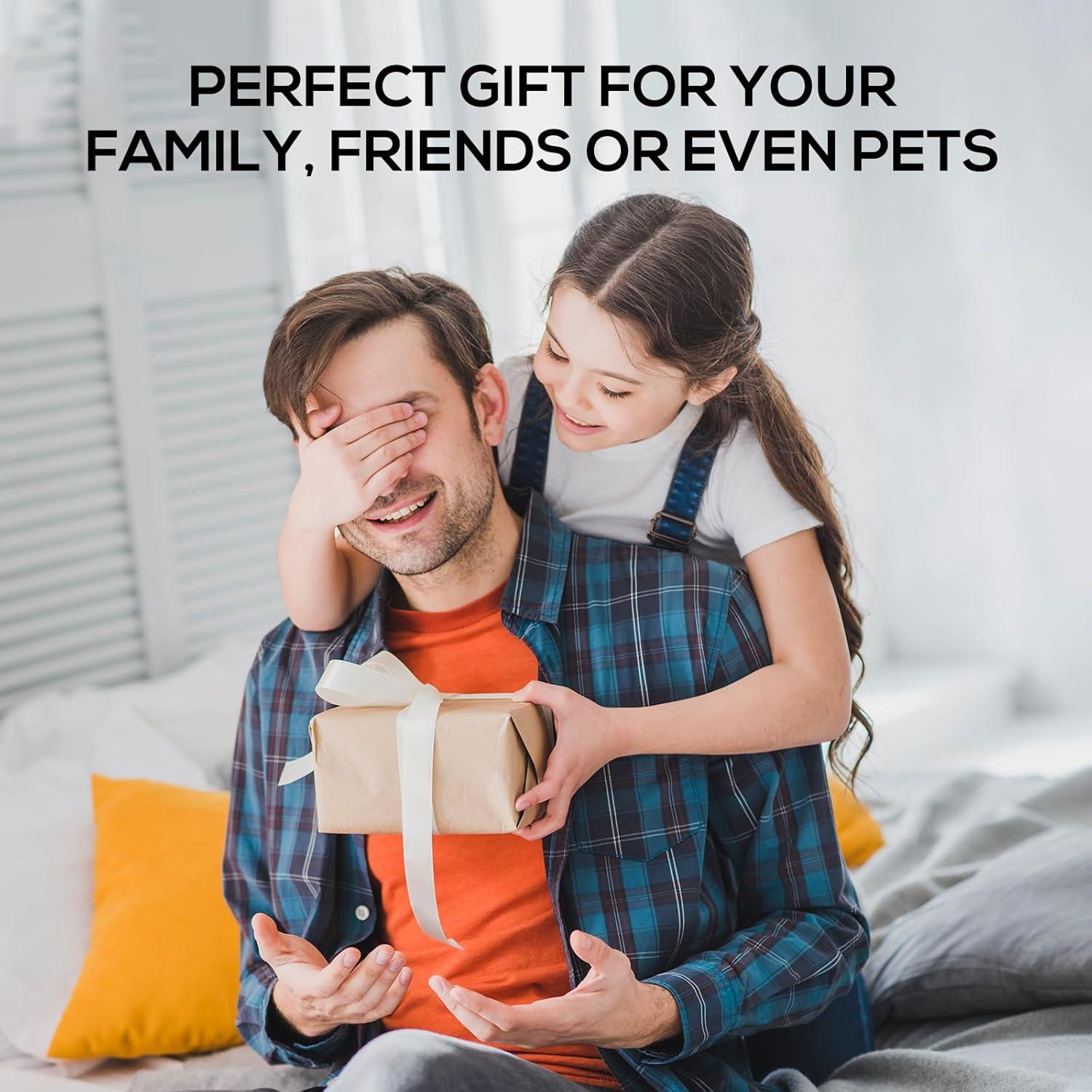 Soporte impermeable para AirTag Fiuned - 4 fundas negras