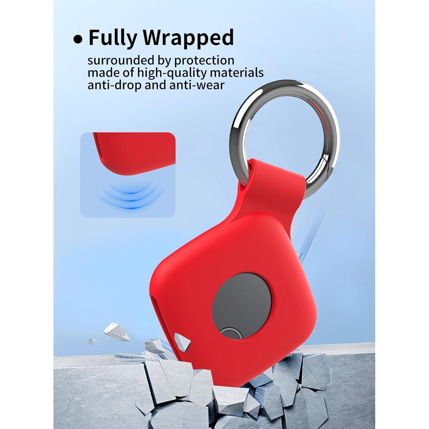 Funda Protectora Silicona UYRUREL para Ajblg Air Tags - Antideslizante