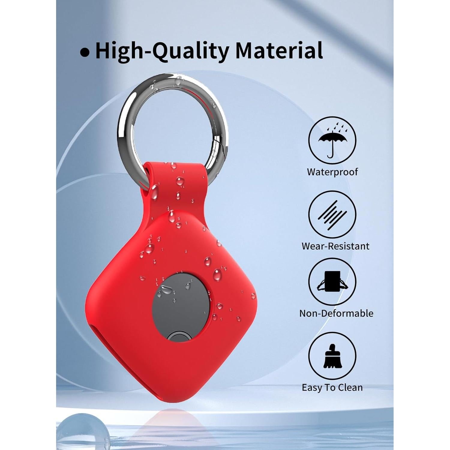 Funda Protectora Silicona UYRUREL para Ajblg Air Tags - Antideslizante