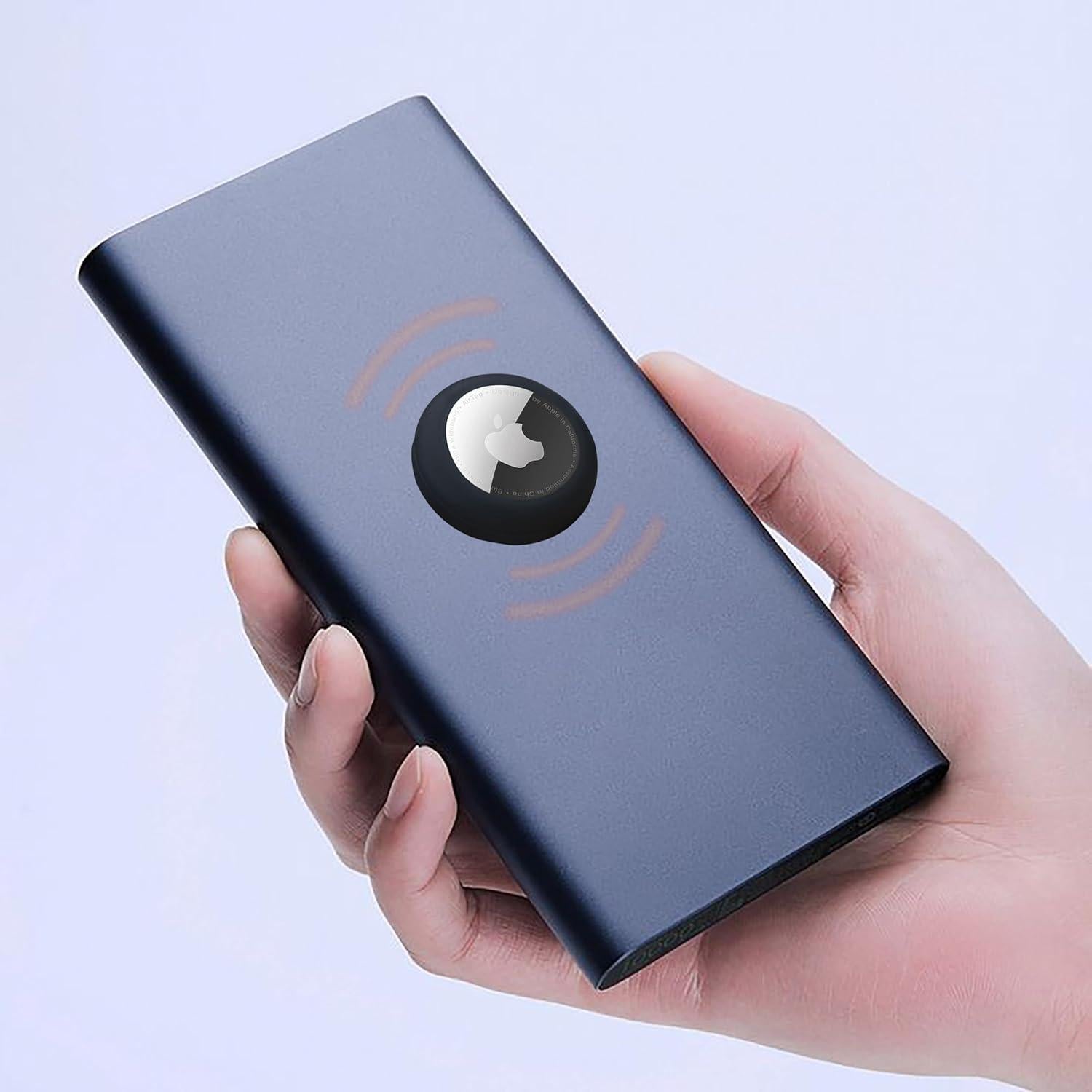 Funda de Silicona para Airtag Umvitendt con Adhesivo 3M